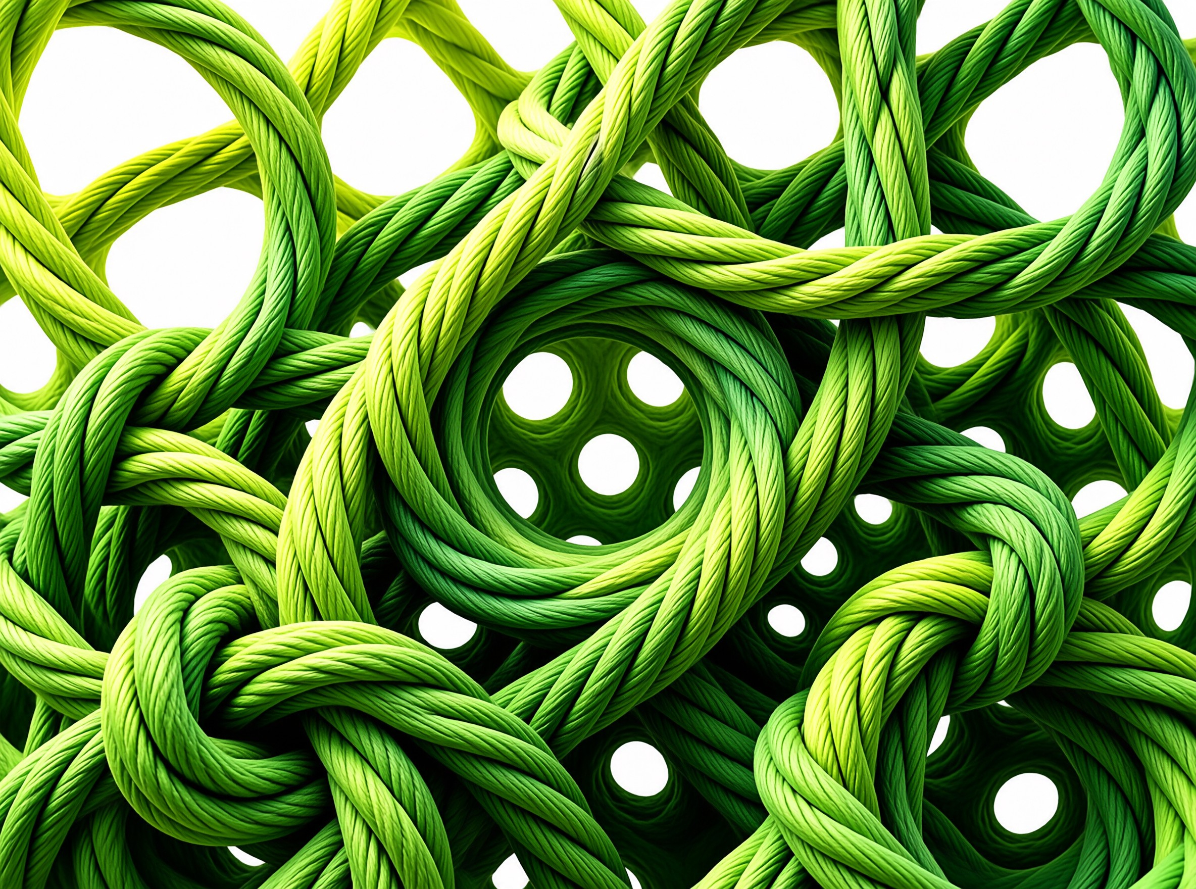 Complex Green Fiber Network