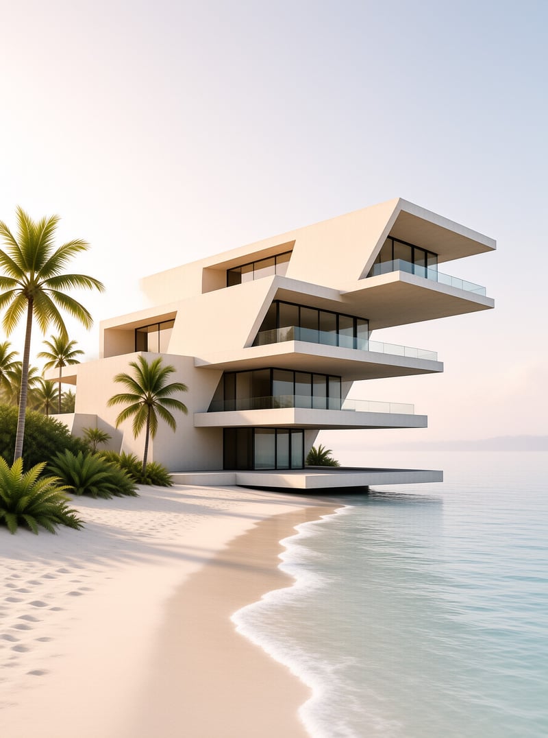 Modern Tropical Beach Villa