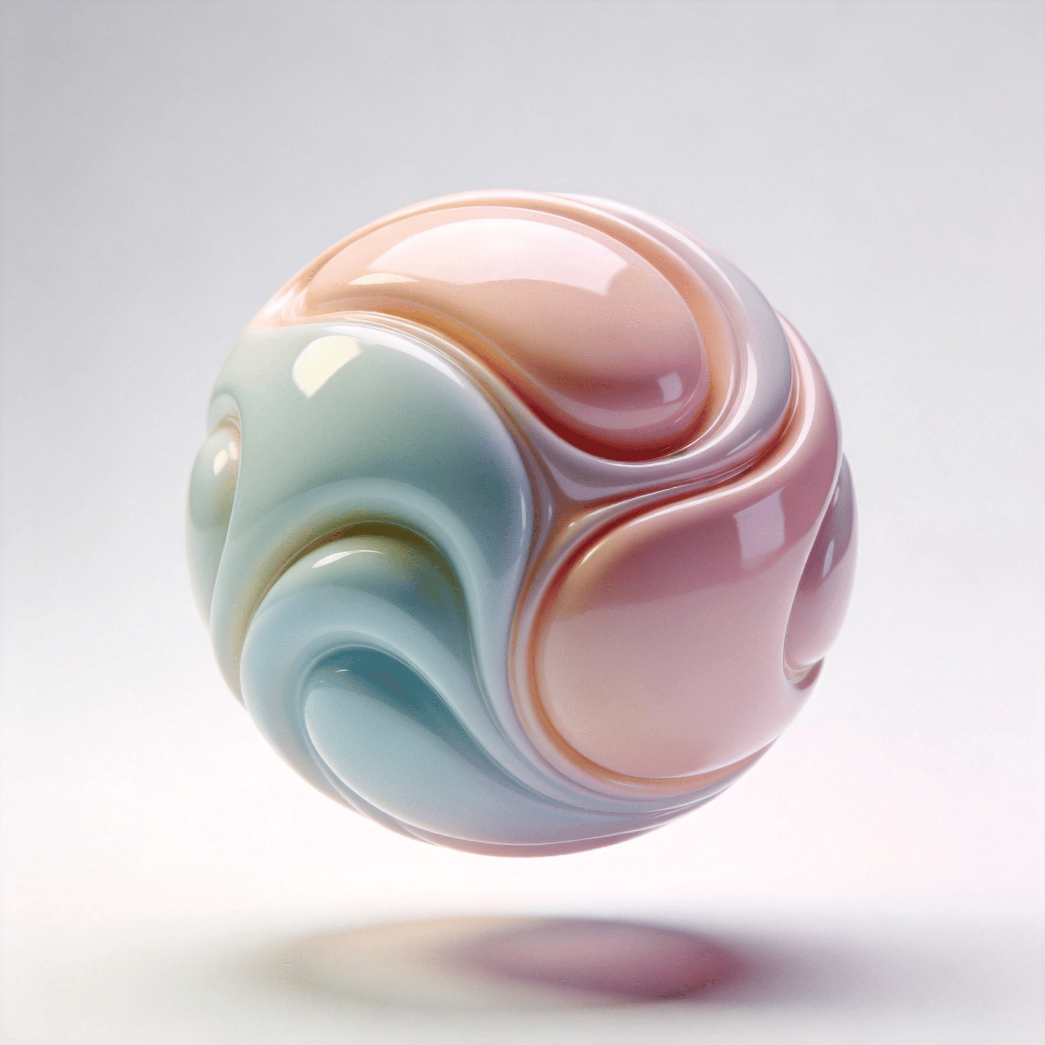 Pastel Floating Orb Study