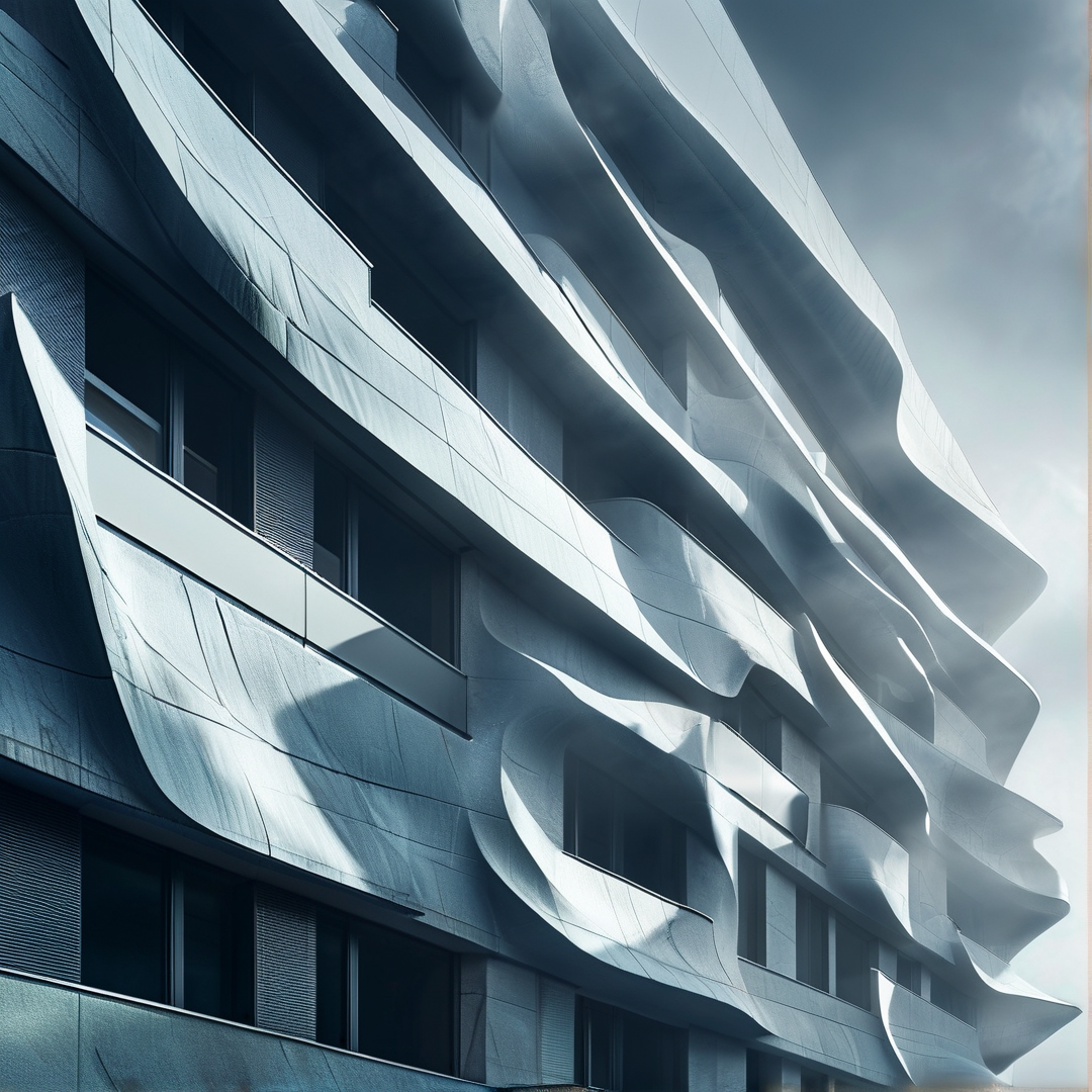 Sculptural Modern Facade