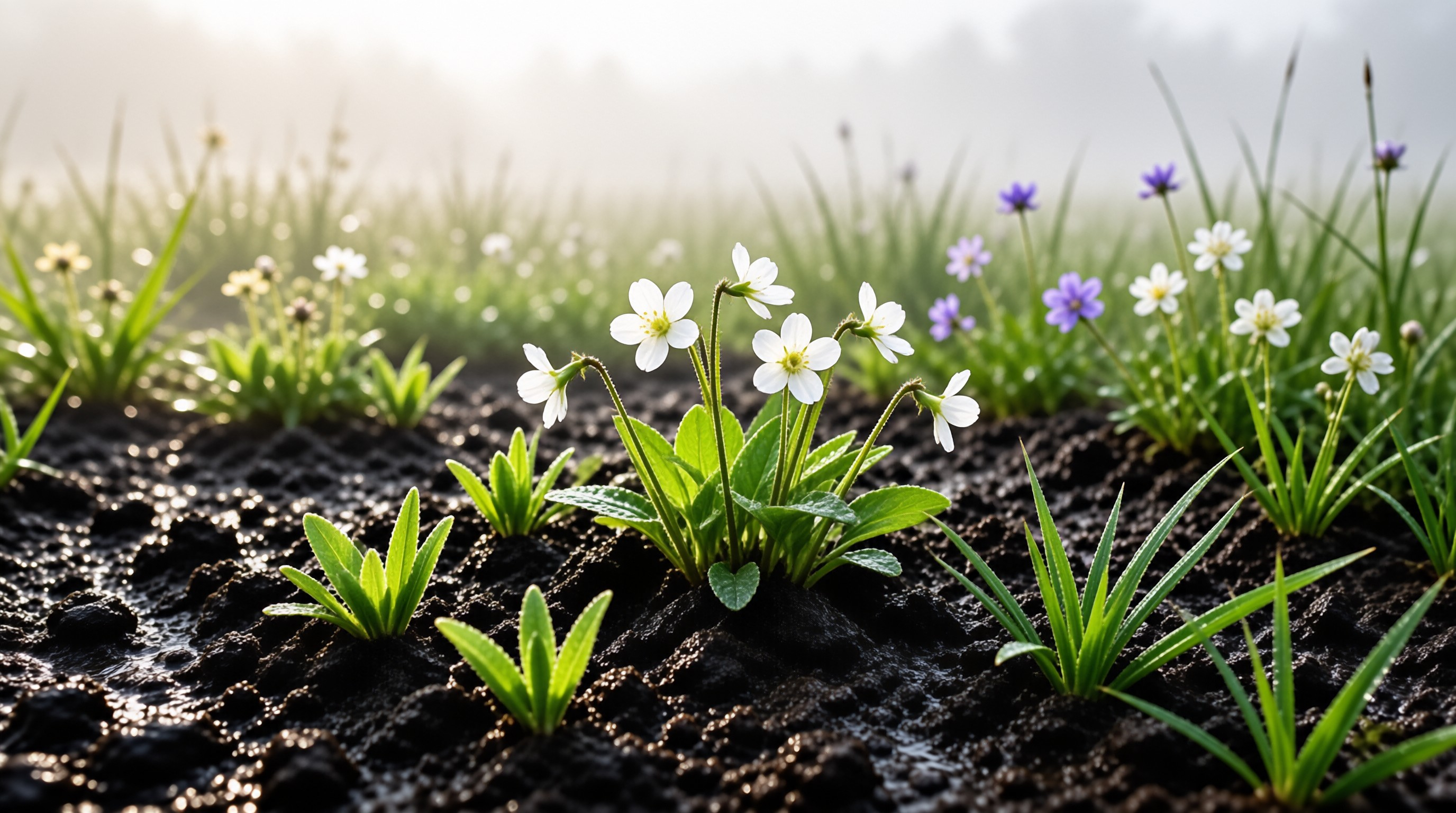 Misty Morning Field