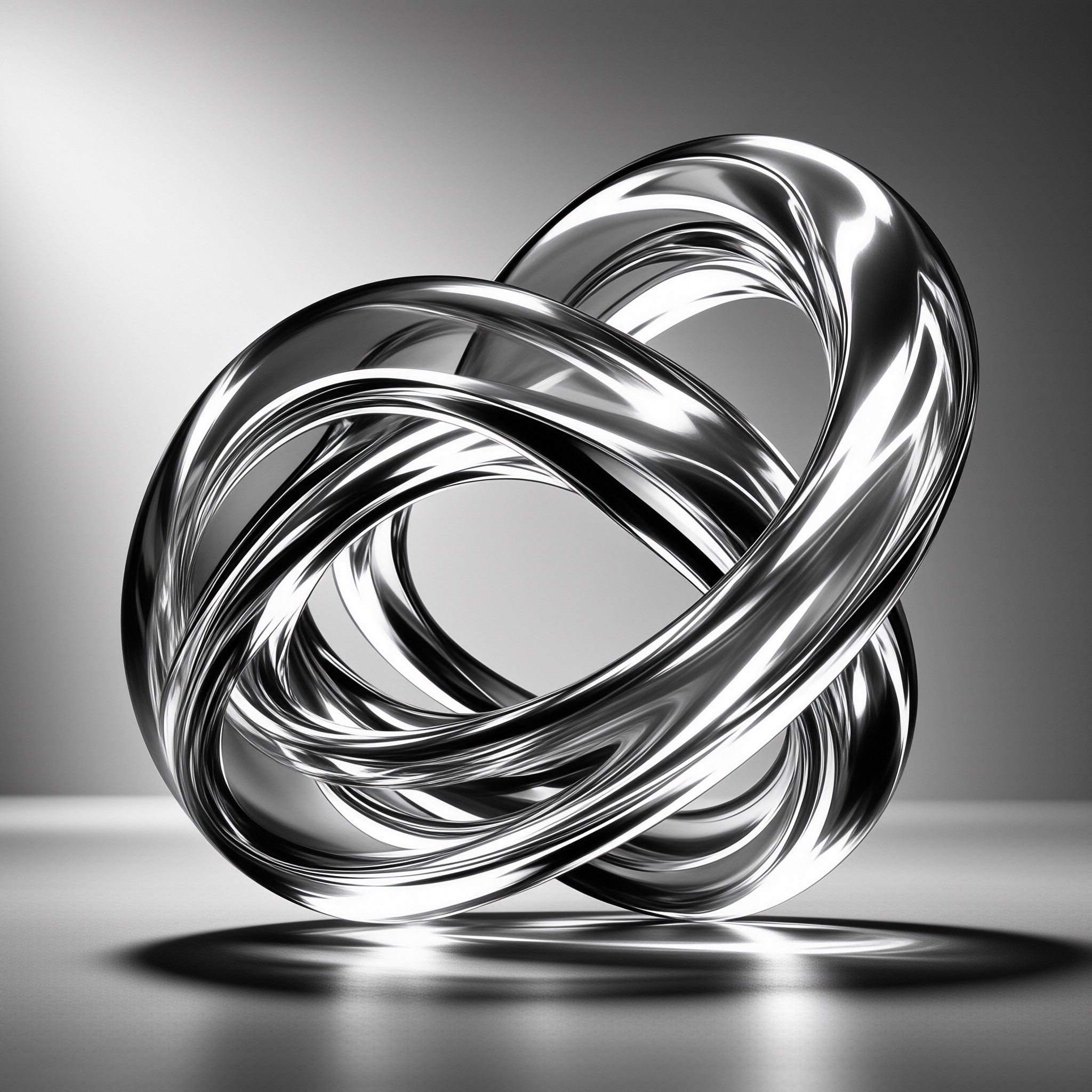 Chrome Knot — Sculptural Study