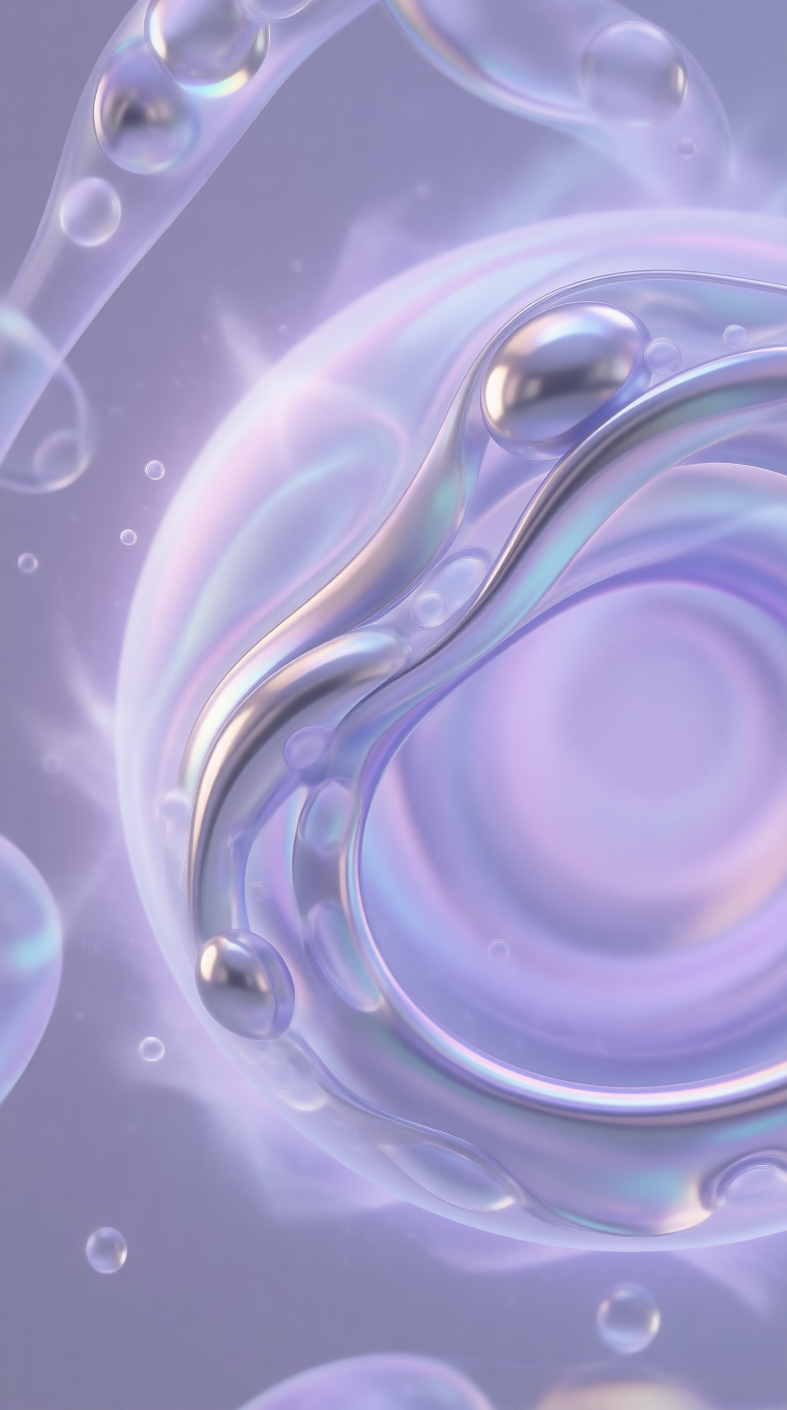 Abstract Lavender Fluid