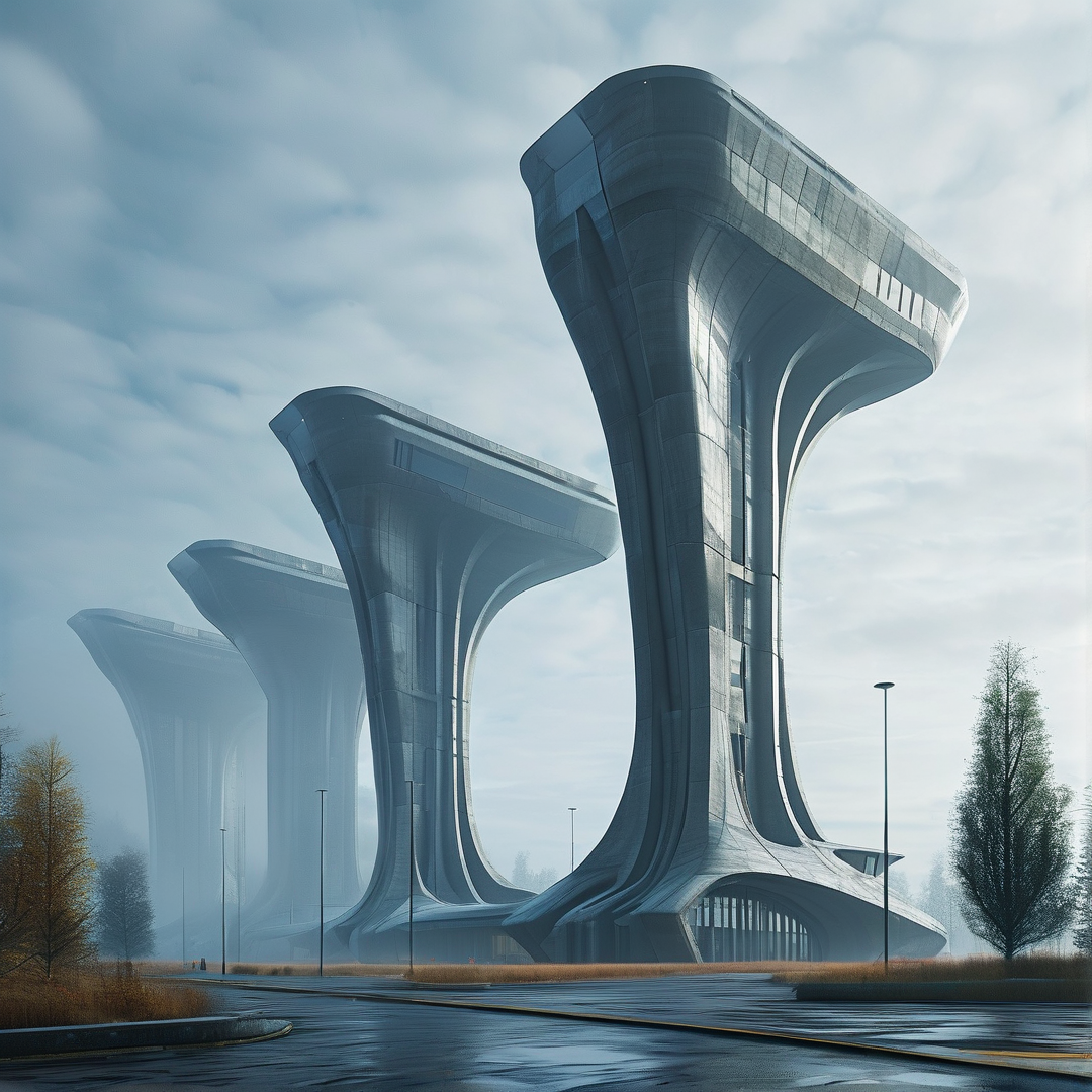 Futuristic Organic Towers