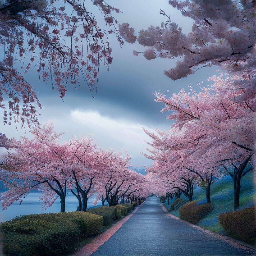 Cherry Blossom Pathway
