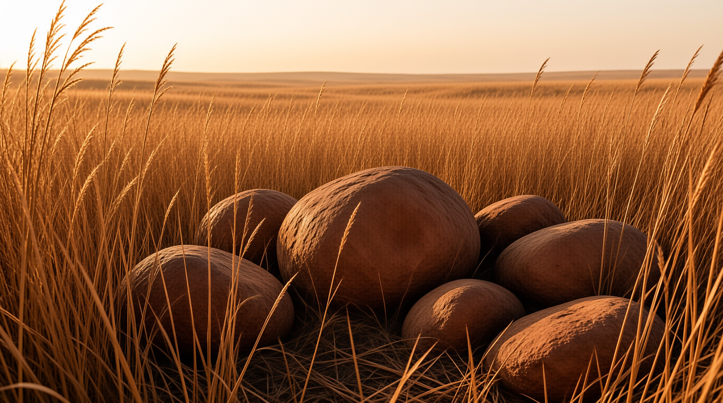 Giant Eggs in Golden Field