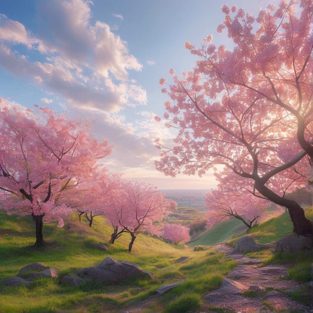Cherry Blossom Hill