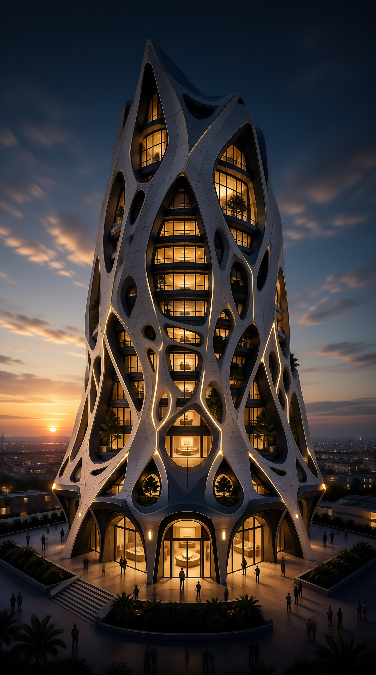 Futuristic Organic Skyscraper