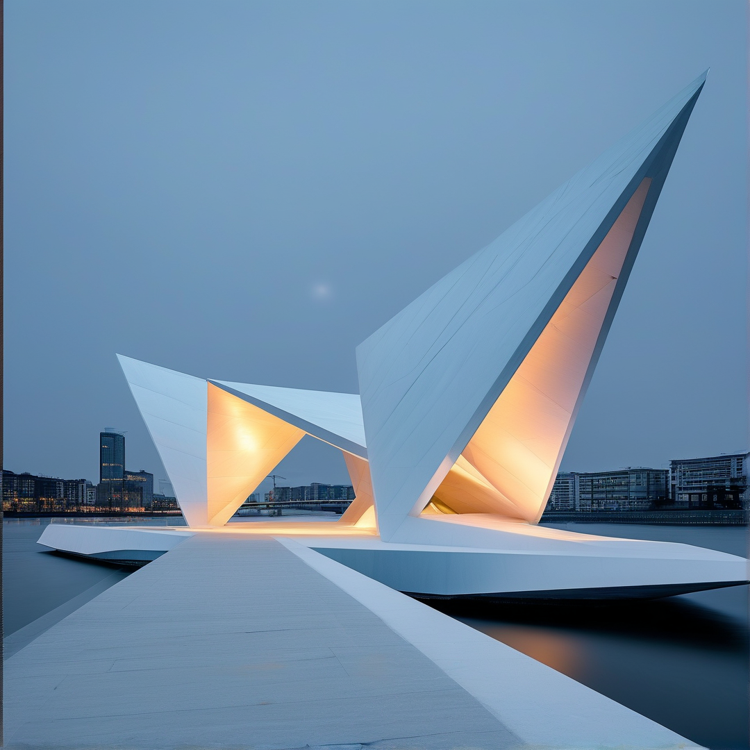 Futuristic Sail Architecture