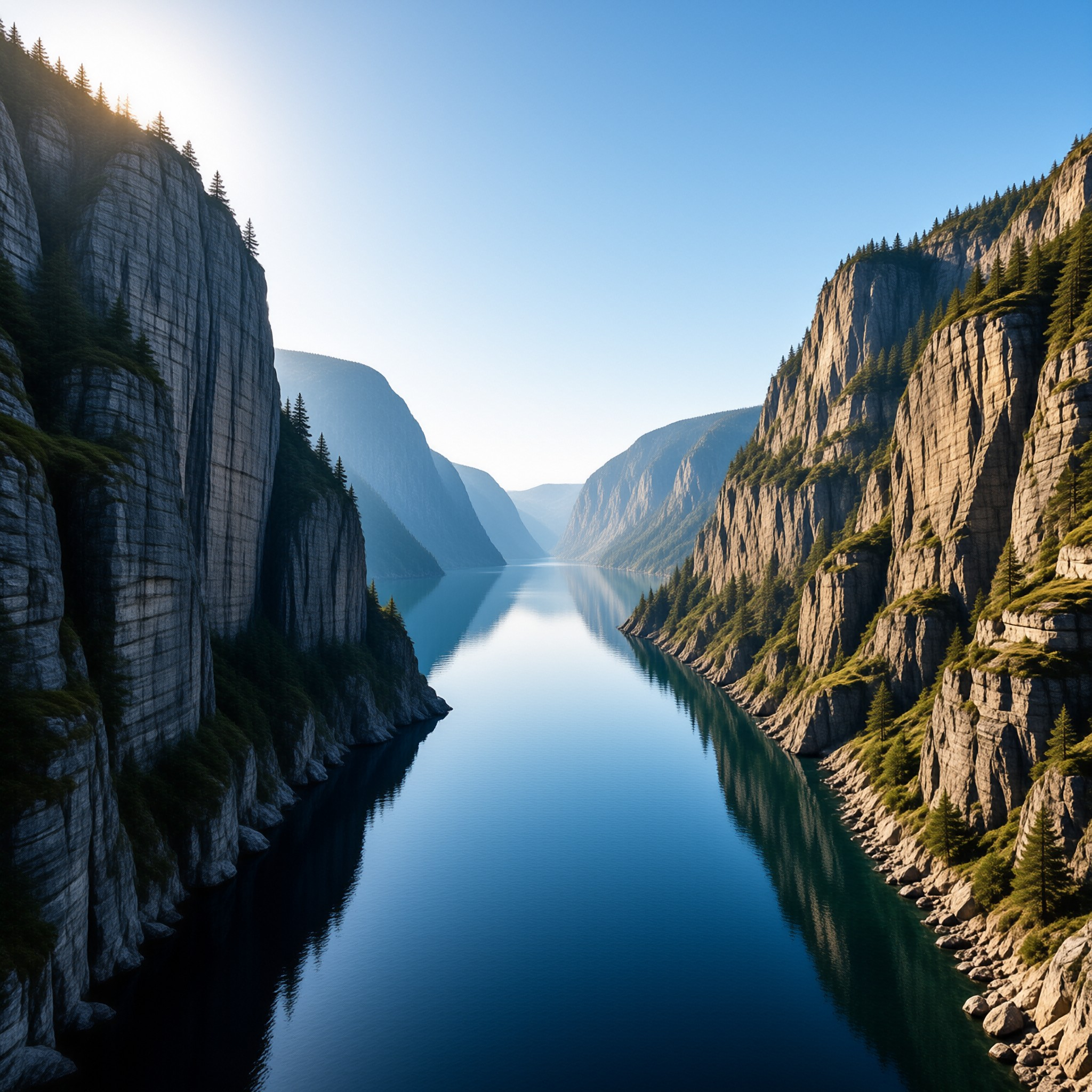Majestic Fjord Landscape