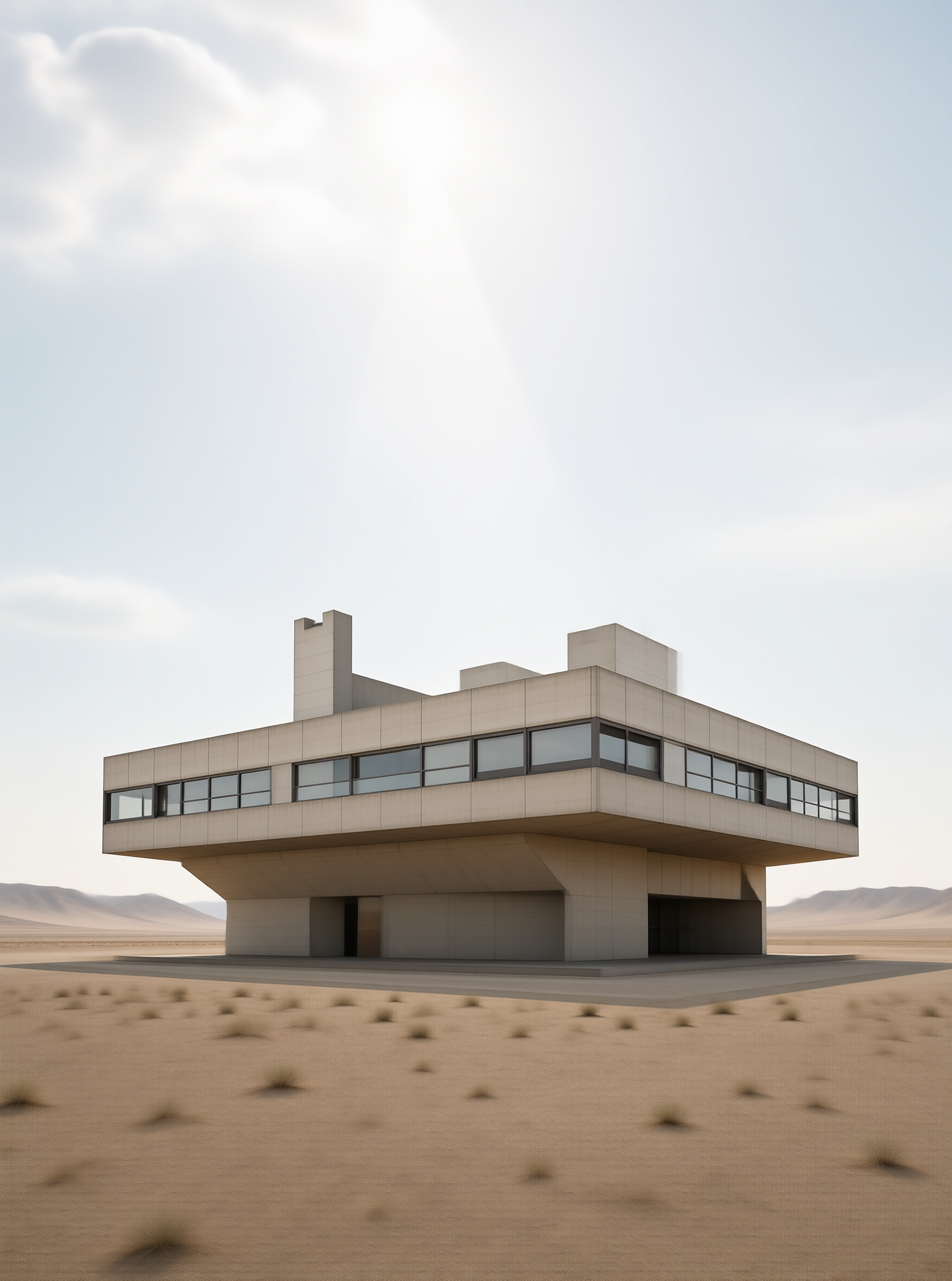 Modern Desert Building