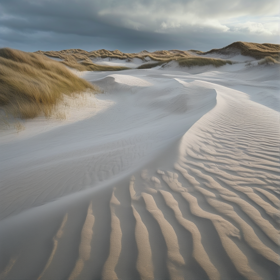 Sweeping Coastal Sand Dunes