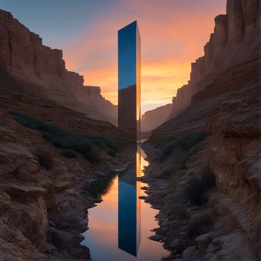 Skyscraper in Canyon