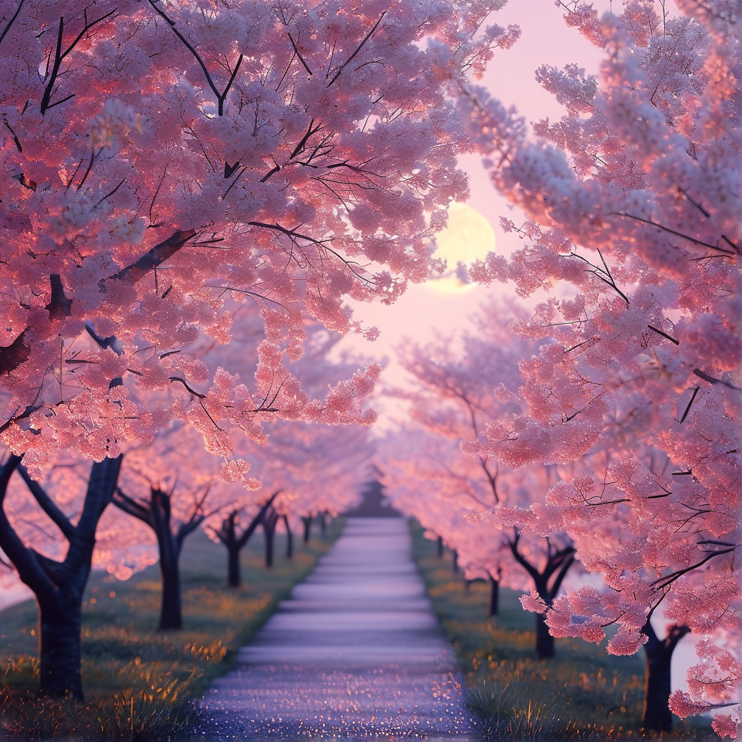 Cherry Blossom Pathway