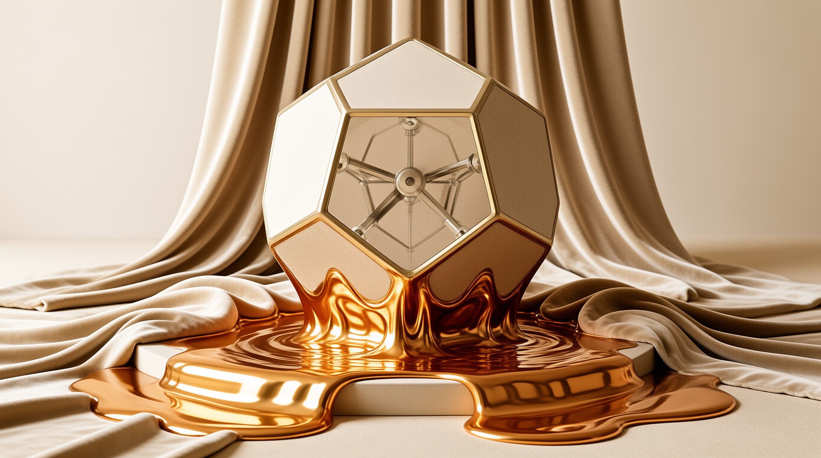 Melting Golden Polyhedron