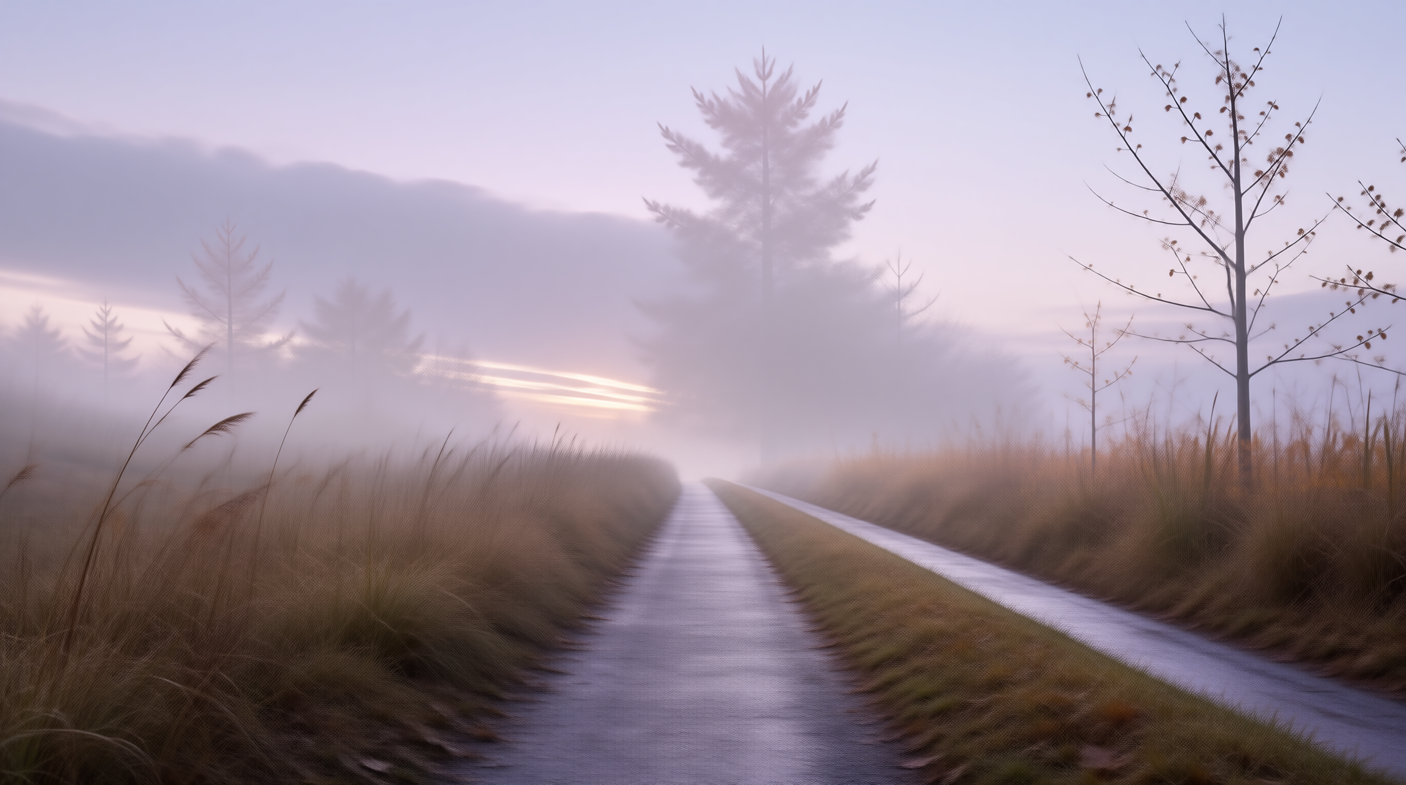 Misty Forest Path
