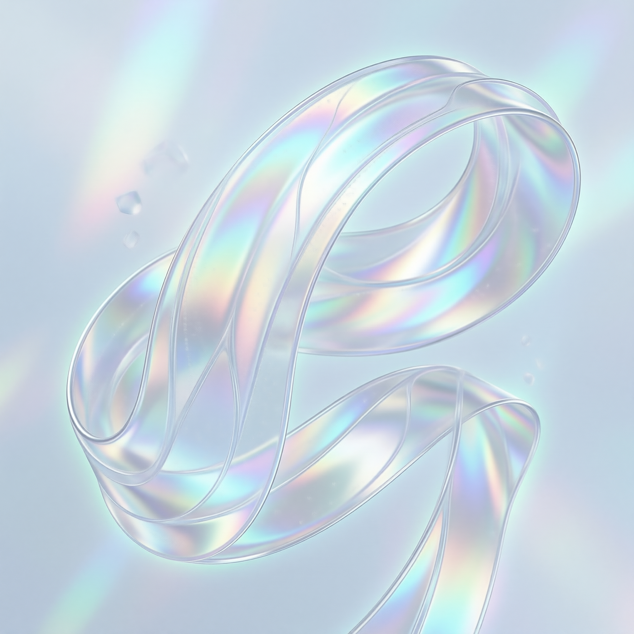 Iridescent Twisted Ribbon