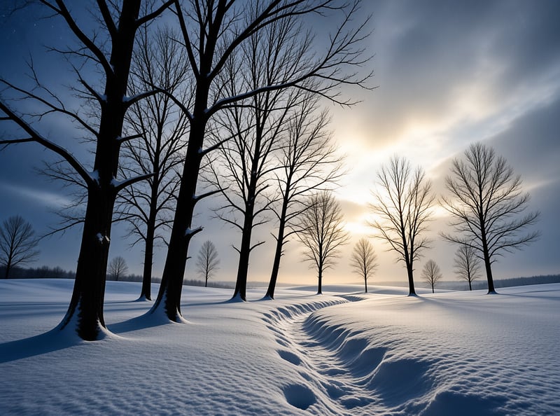 Serene Winter Landscape