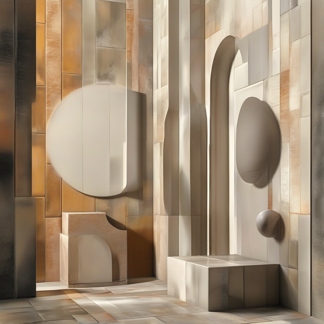Minimalist Architectural Scene