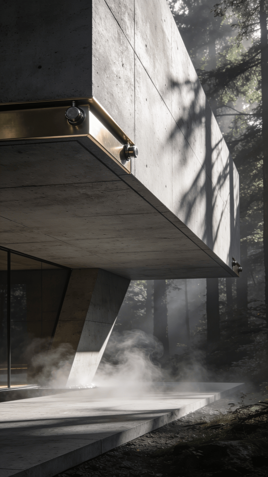 Terminal with Floating Cantilever — Misty Forest