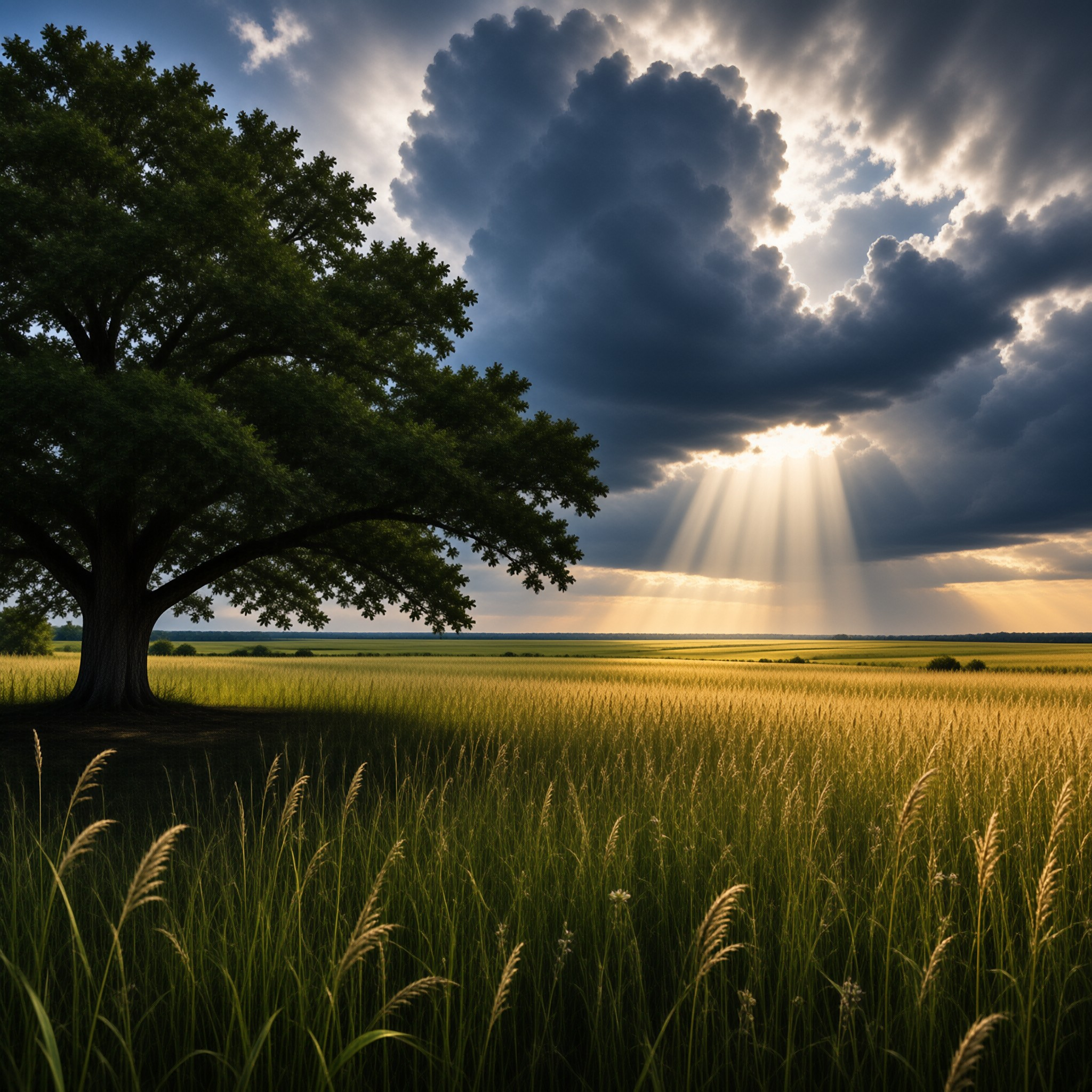 Sunlight Breaking Clouds