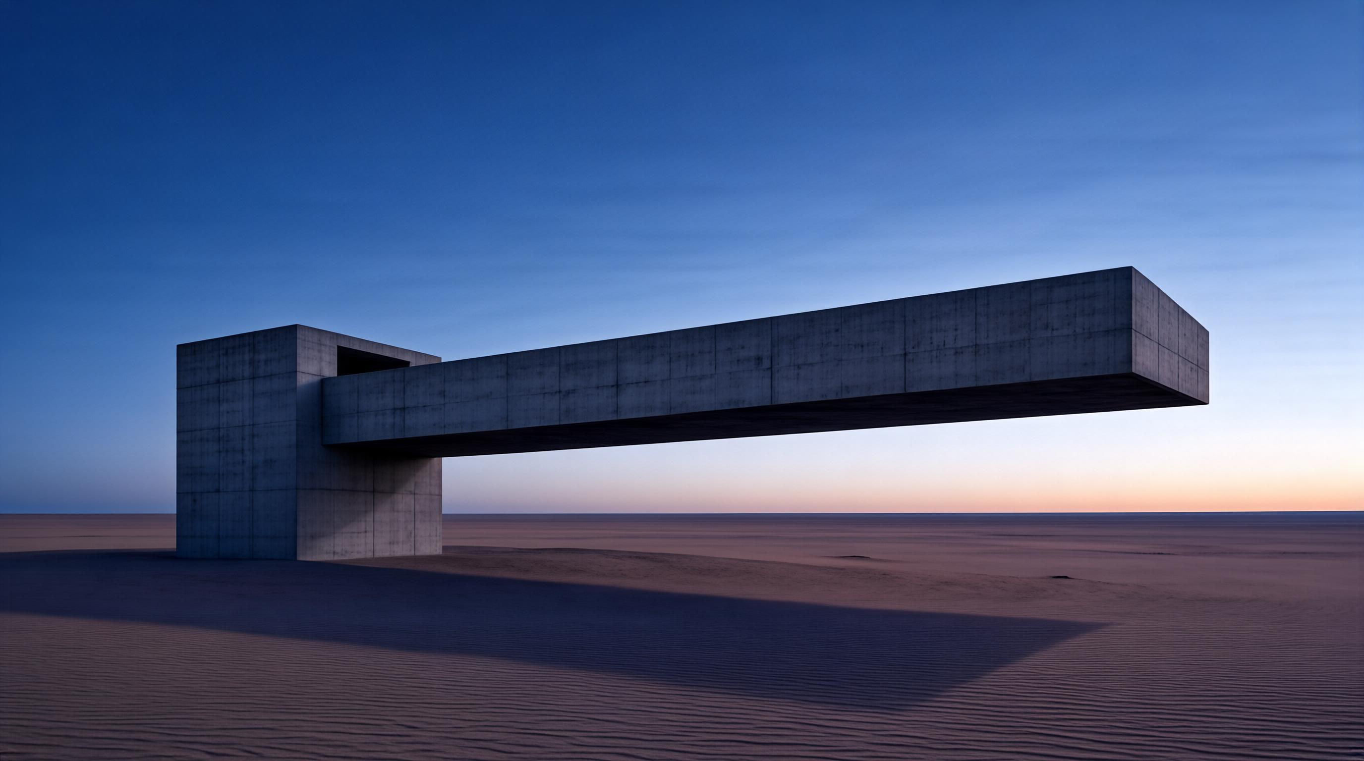 Desert Concrete Structure