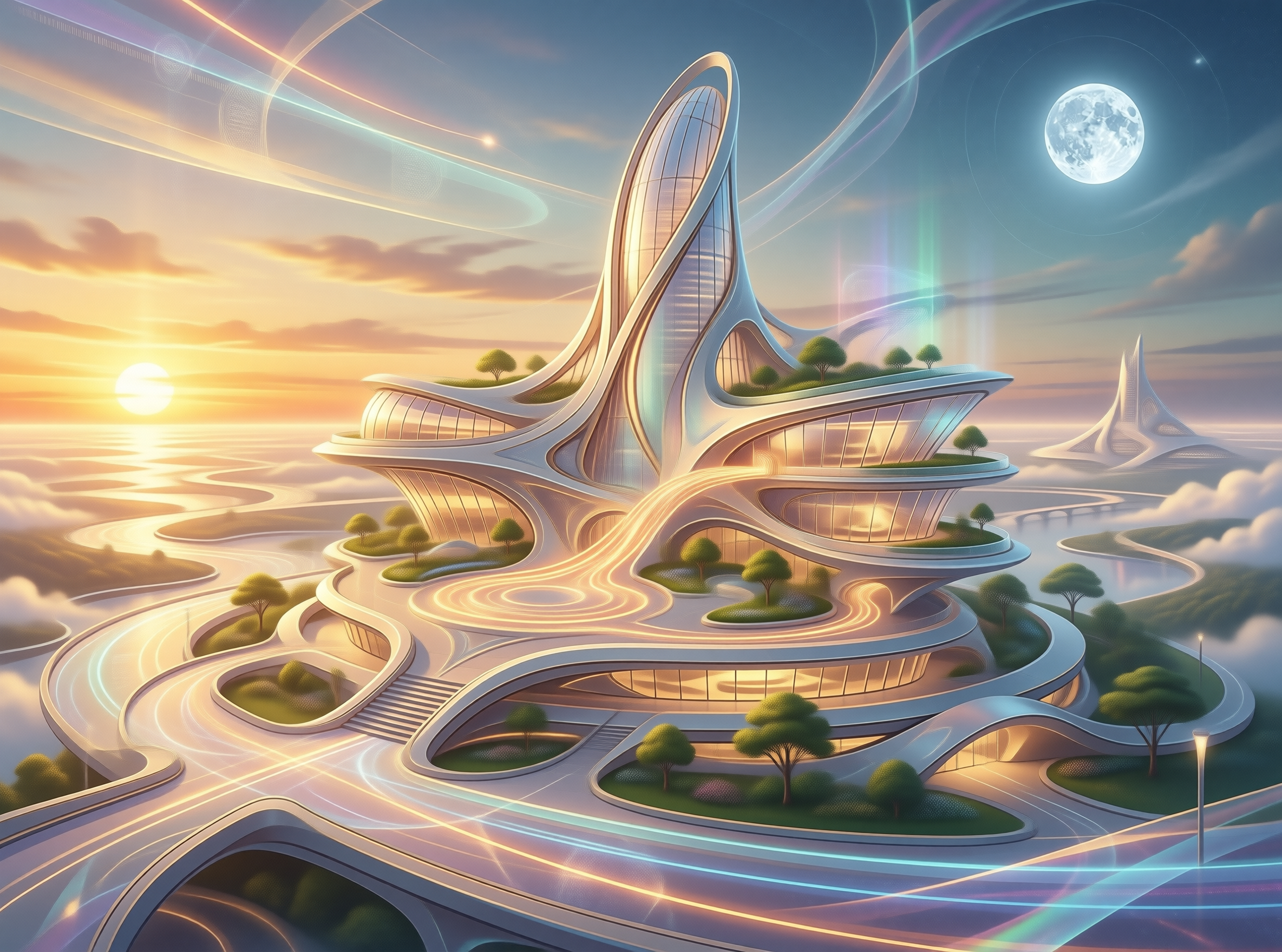 Futuristic Organic City
