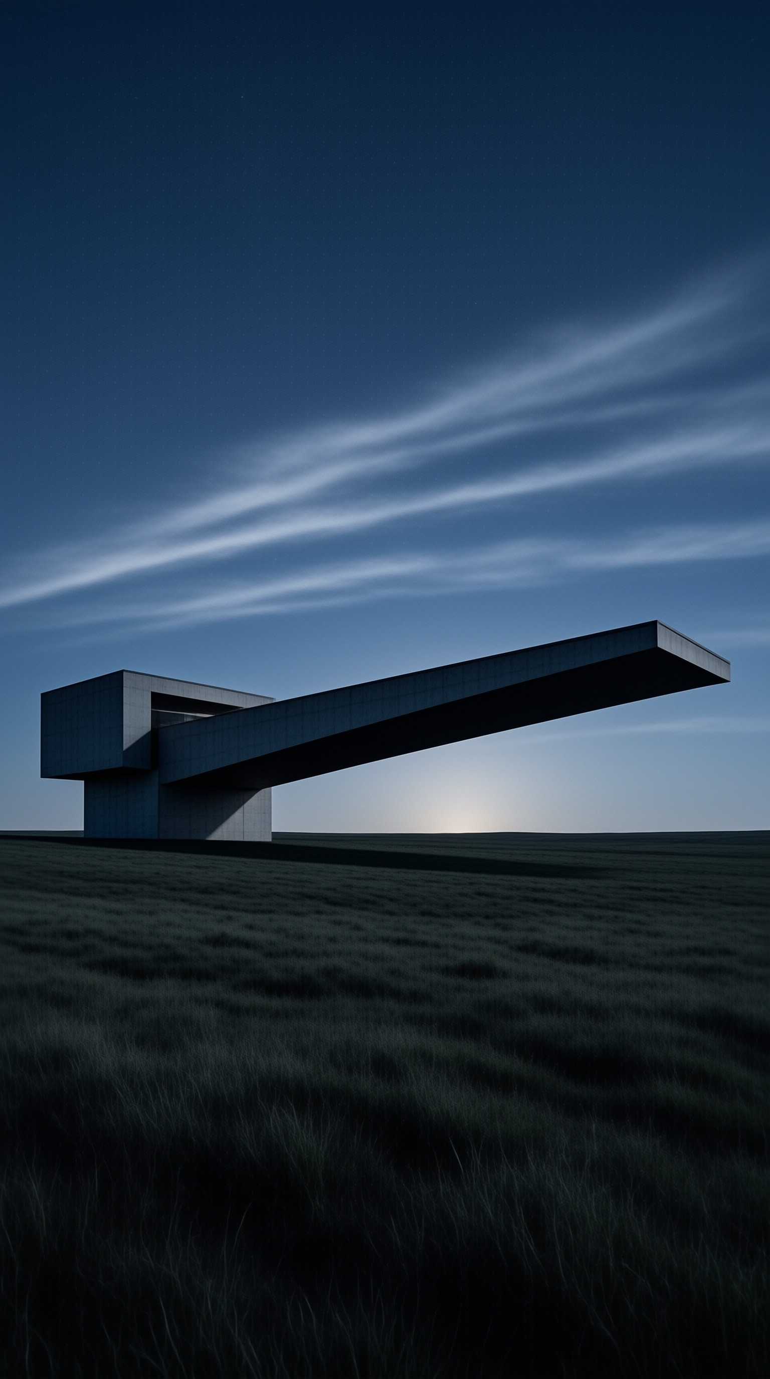 Modern Architecture at Dusk