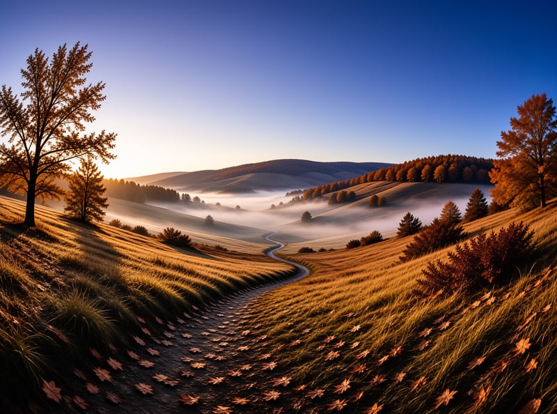 Serene Autumn Landscape