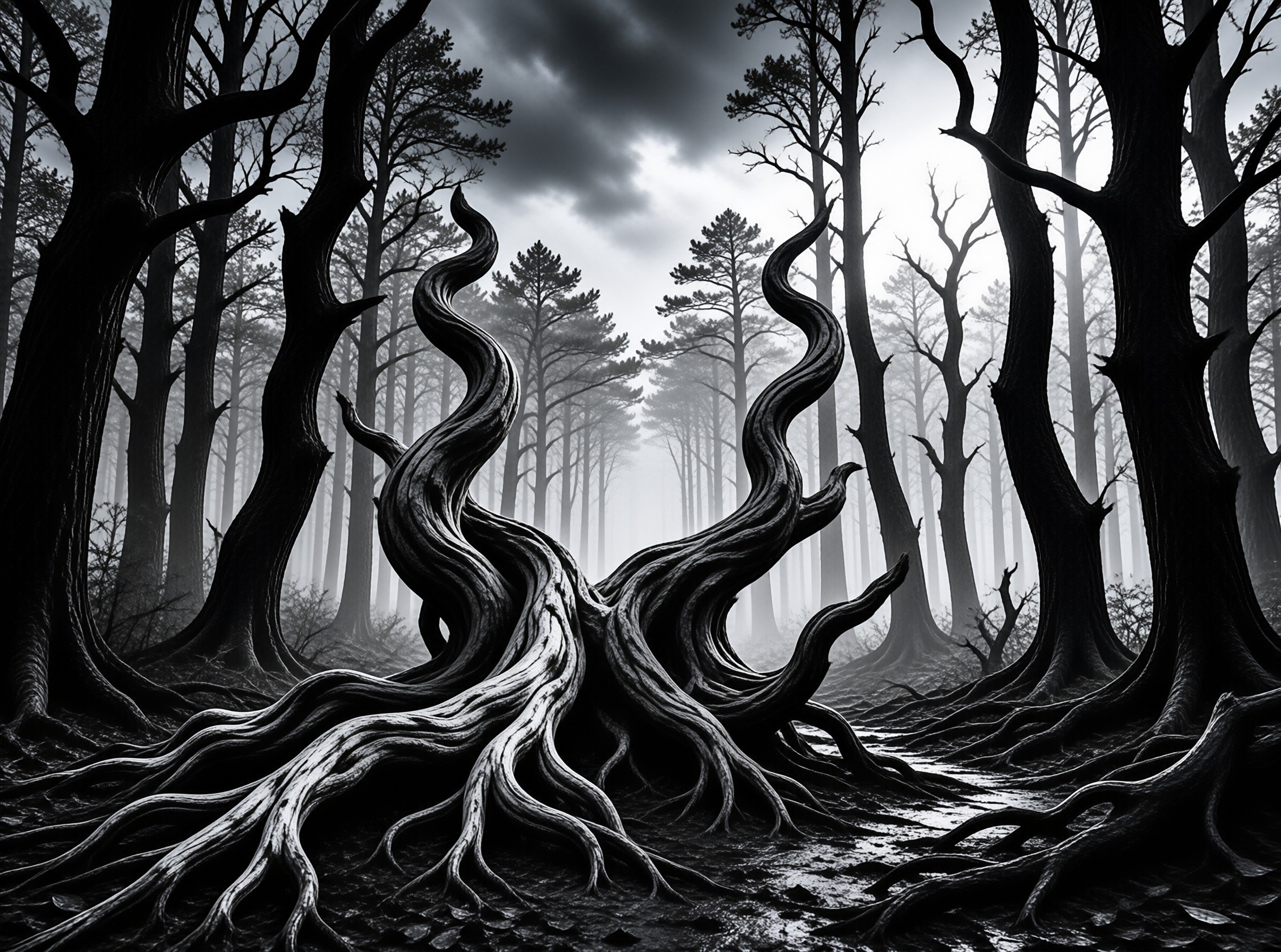 Twisted Forest Roots