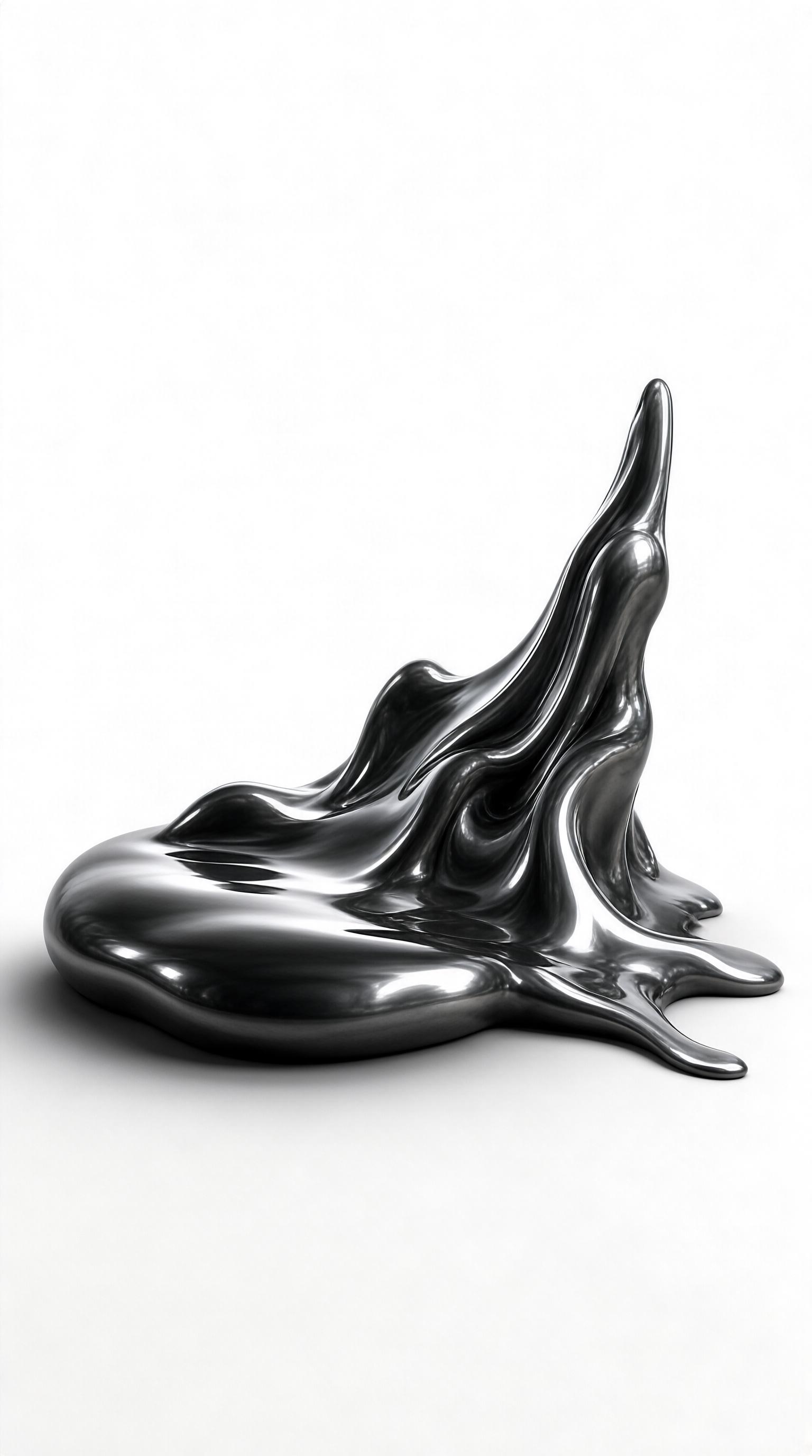 Metallic Fluid Sculpture