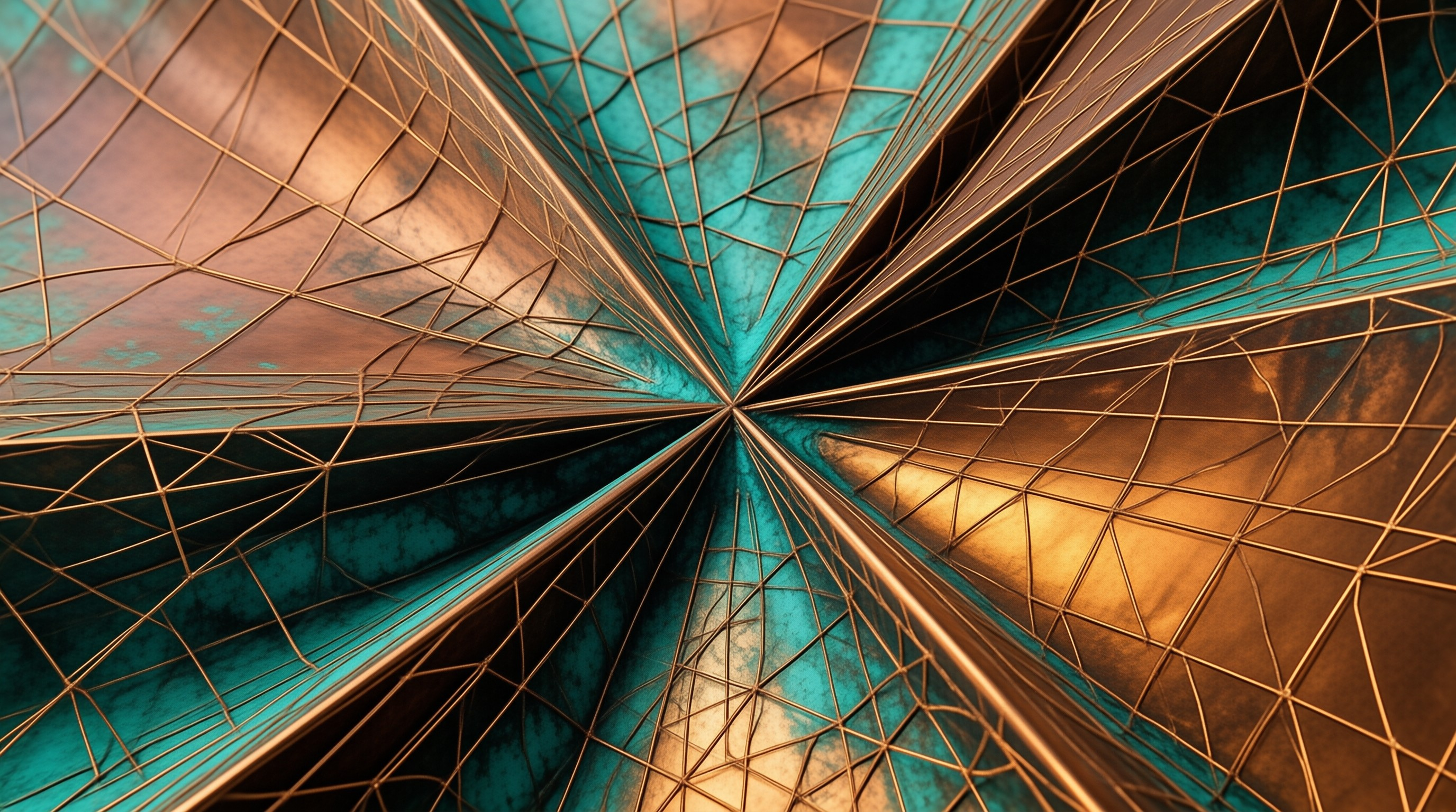 Abstract Geometric Starburst
