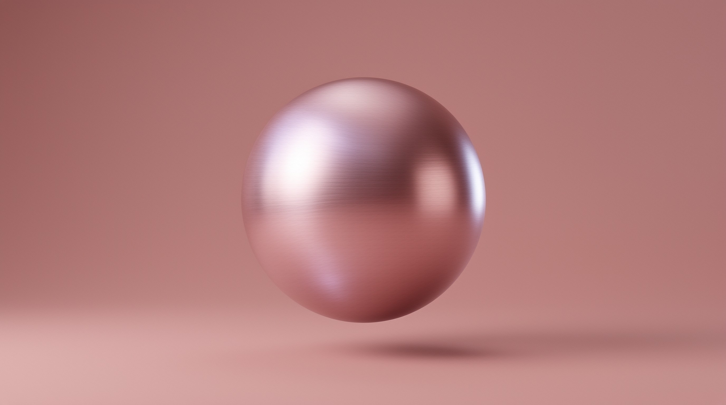 Floating Metallic Sphere