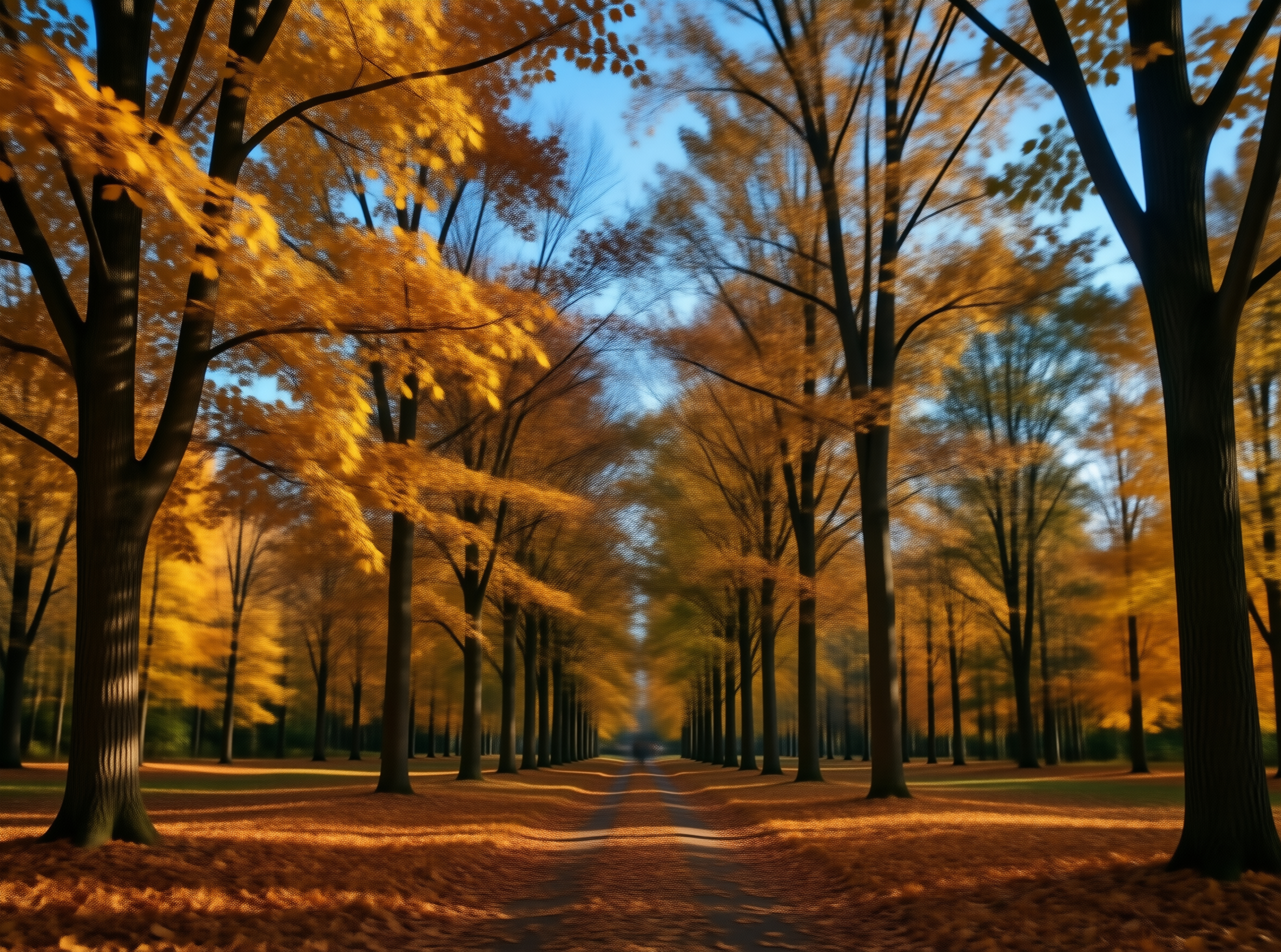 Golden Autumn Path