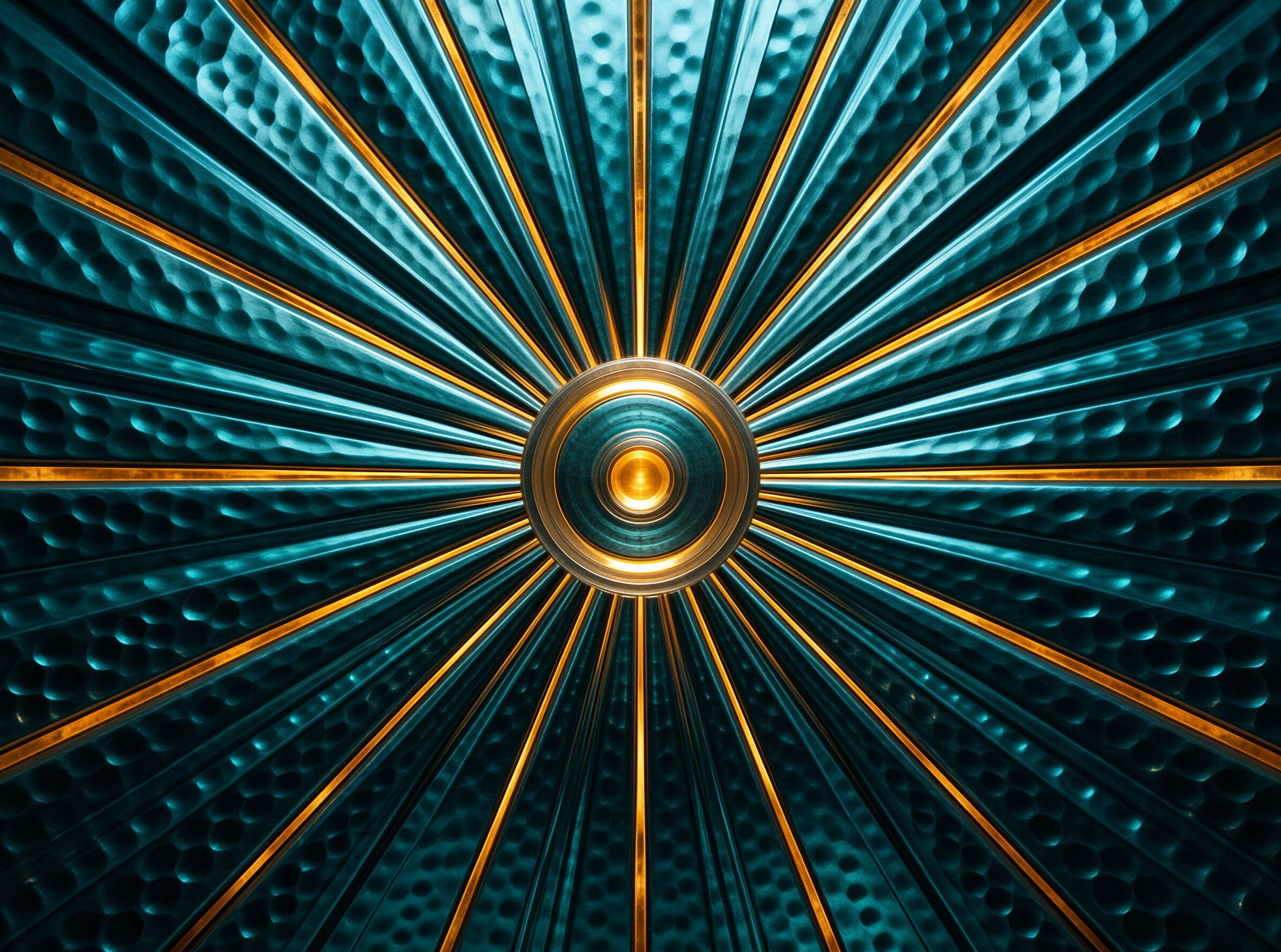 Radial Geometric Pattern