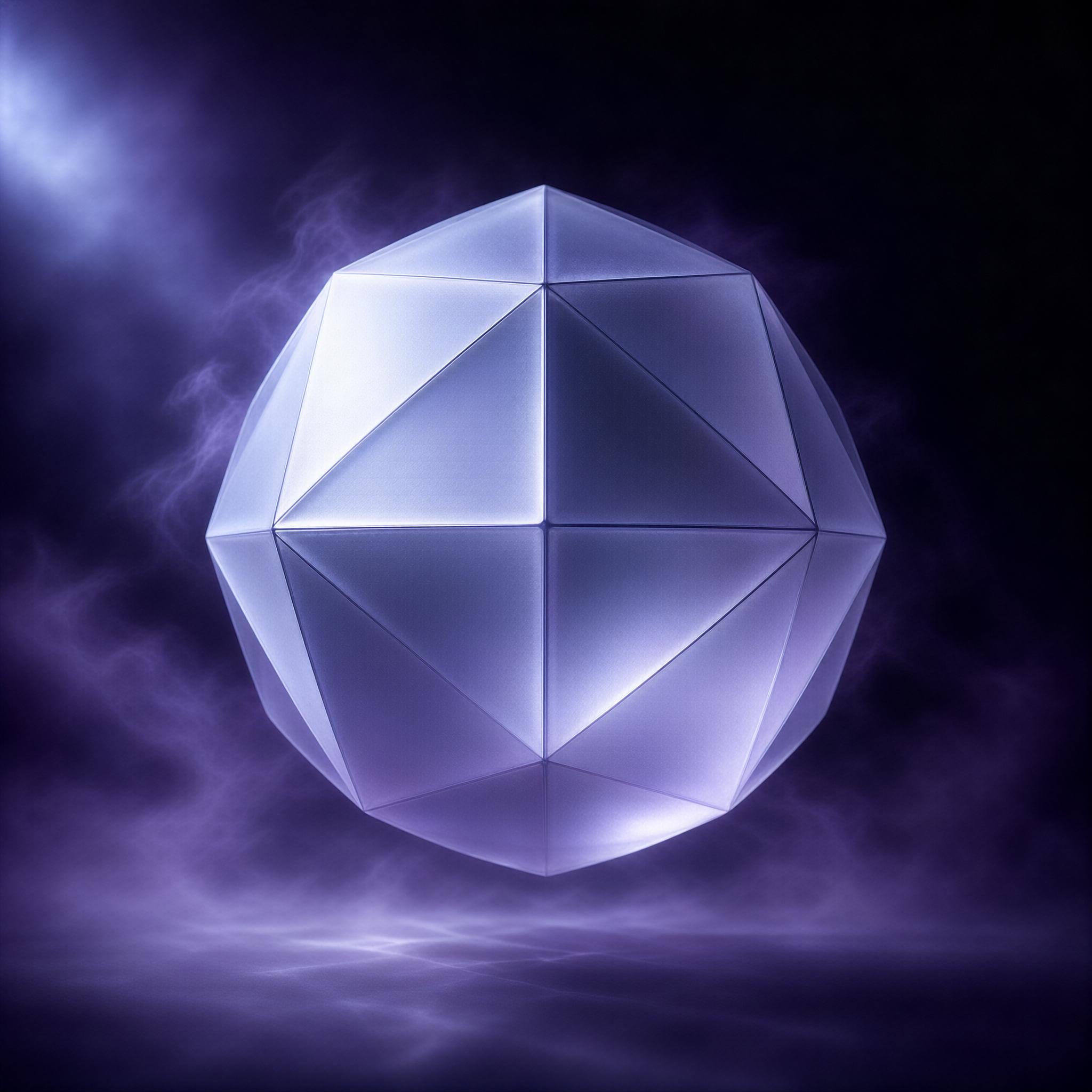 Glowing Geodesic Sphere