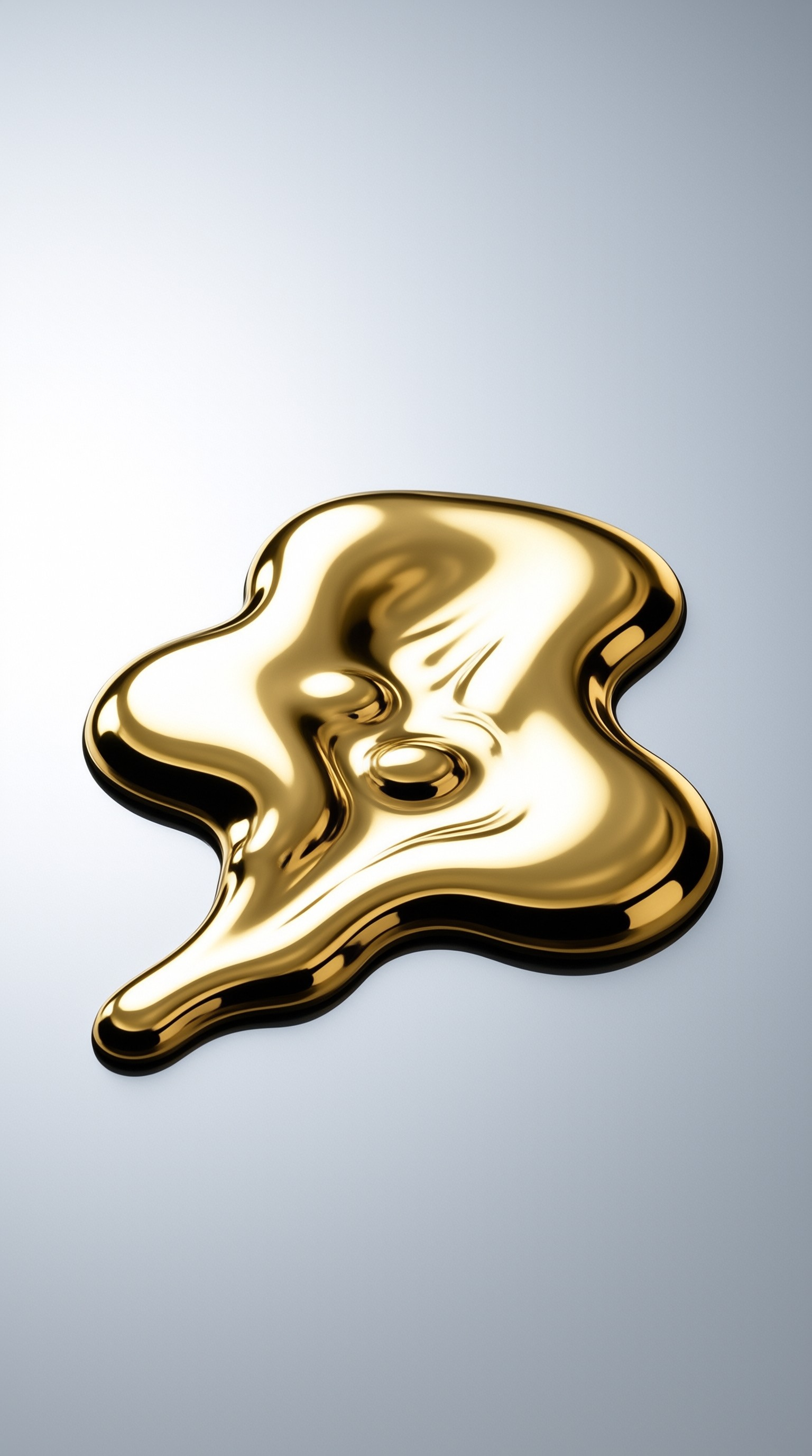 Molten Gold Pool — Glossy Study