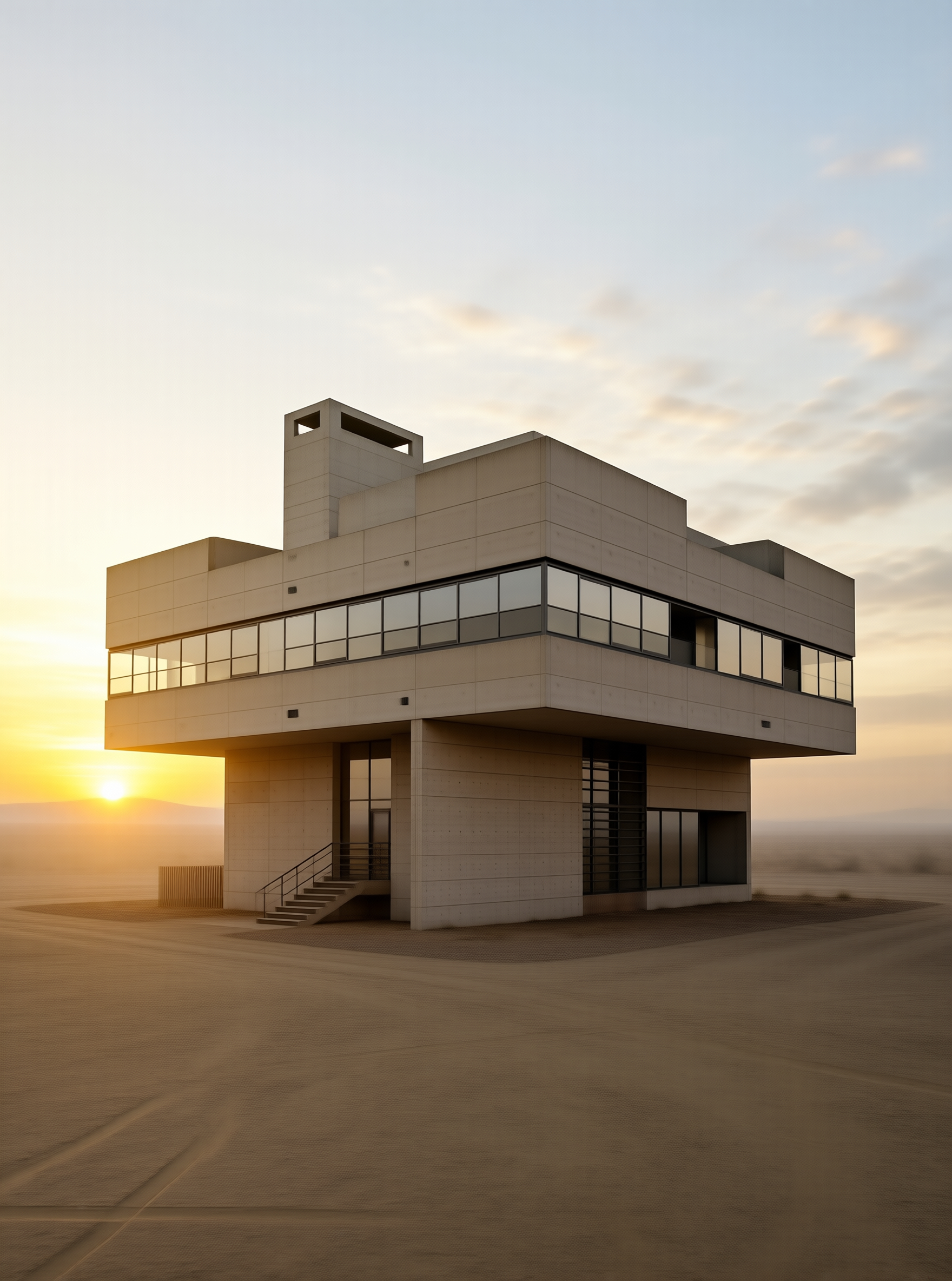 Desert Modernist Building