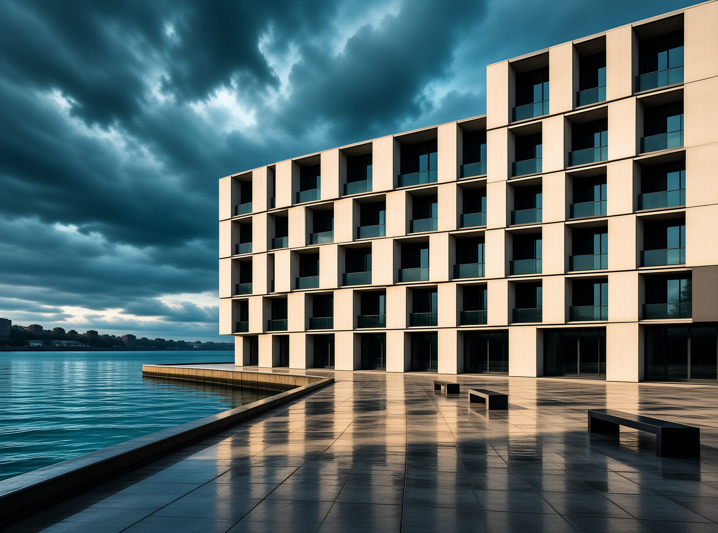 Modern Architecture by Water