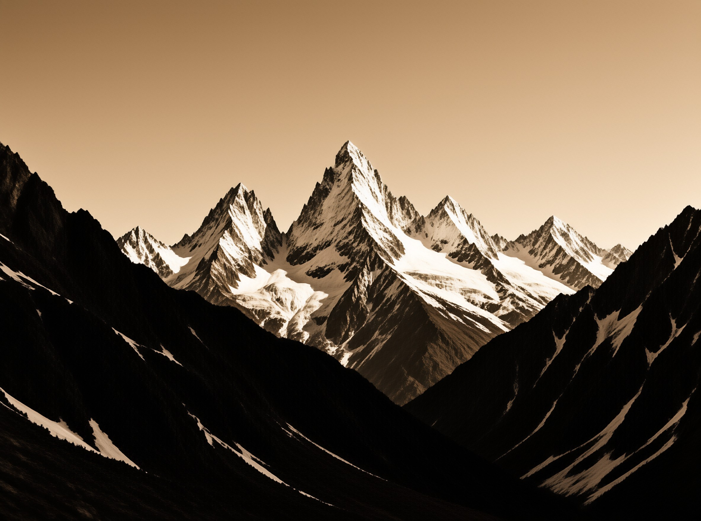 Majestic Snowy Peaks
