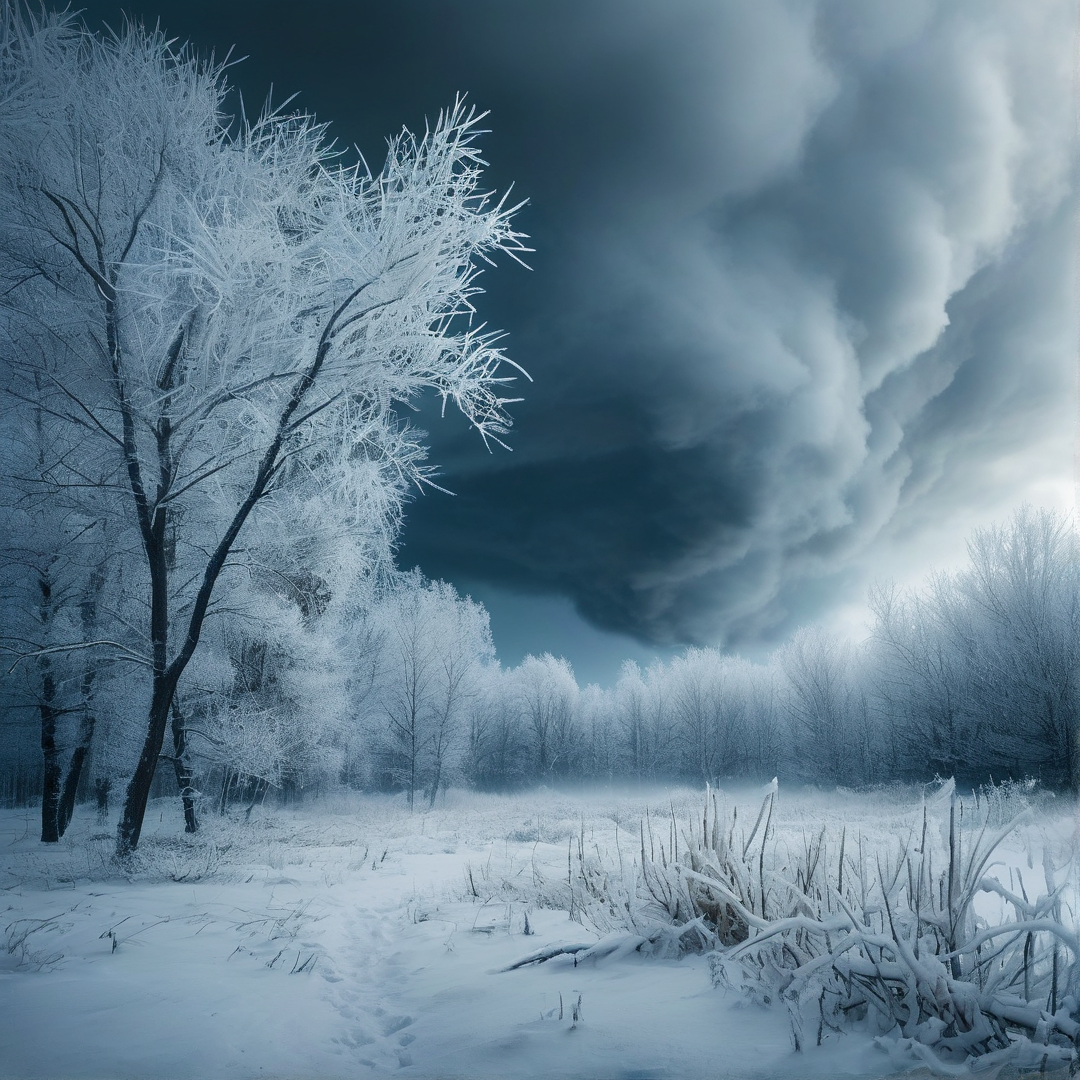 Frozen Winter Landscape