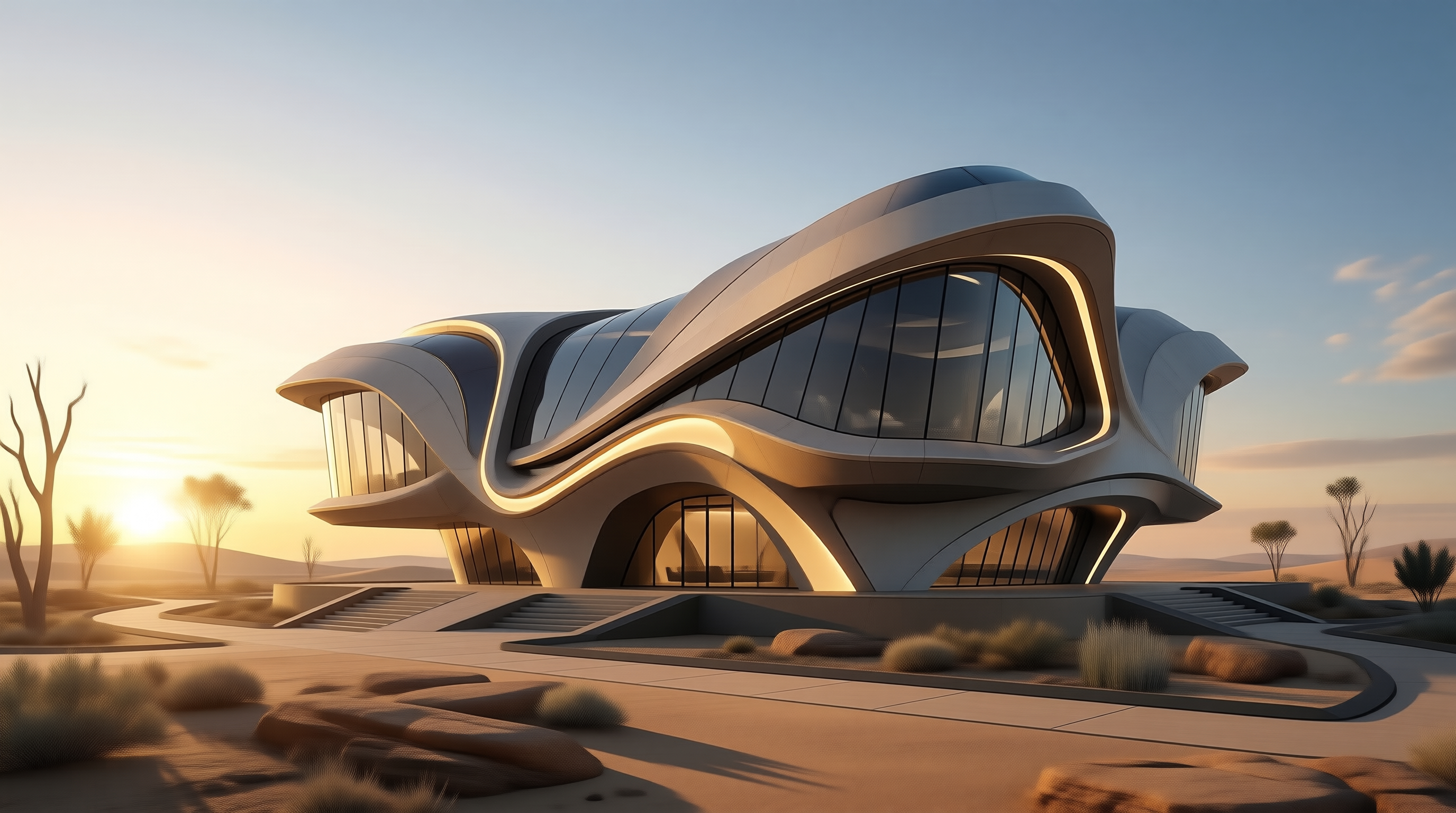Futuristic Desert Home