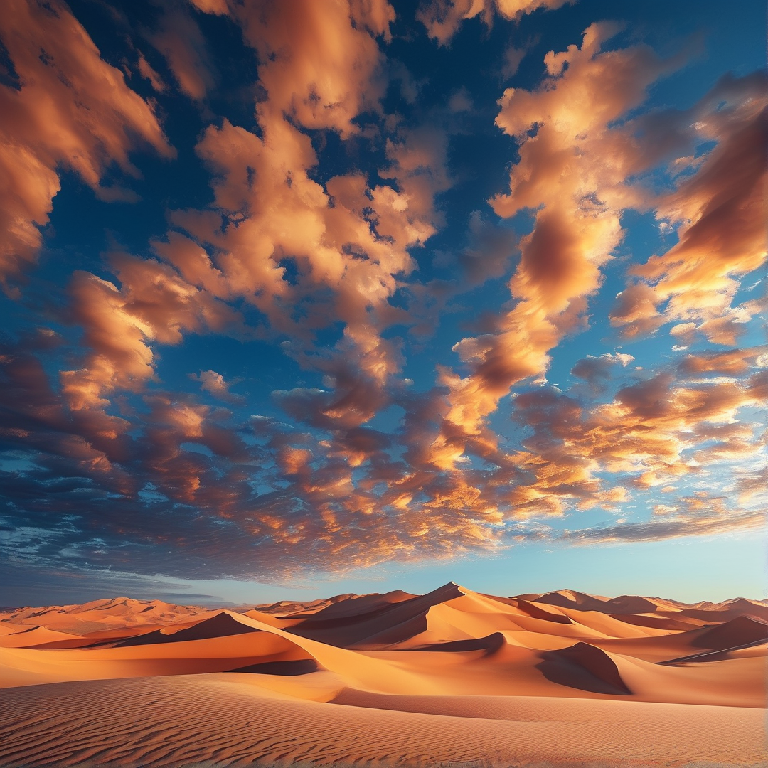 Desert Dunes at Sunset