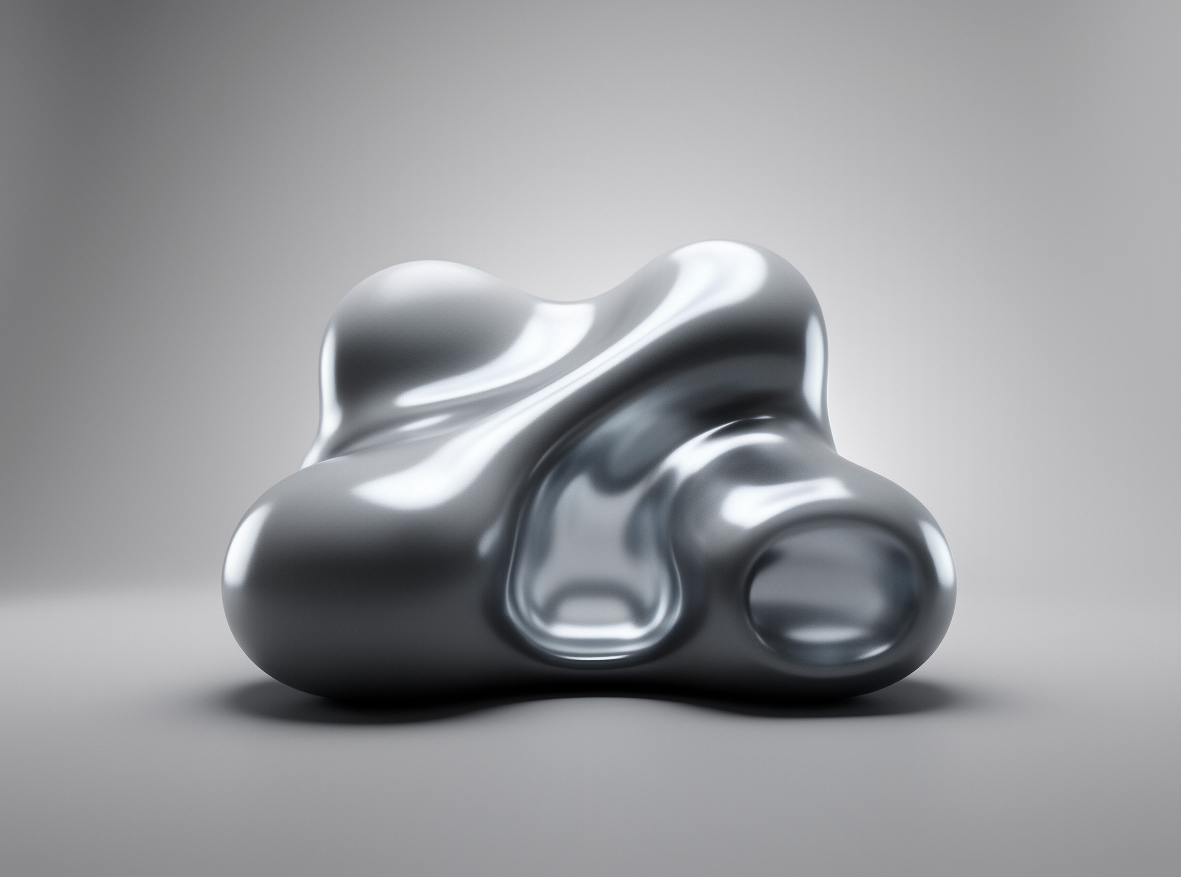 Shiny Metallic Blob