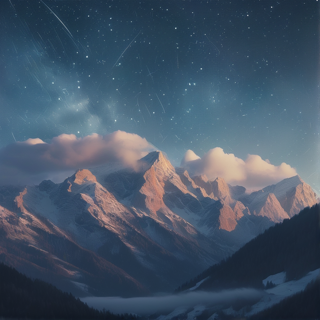 Starry Mountain Peaks