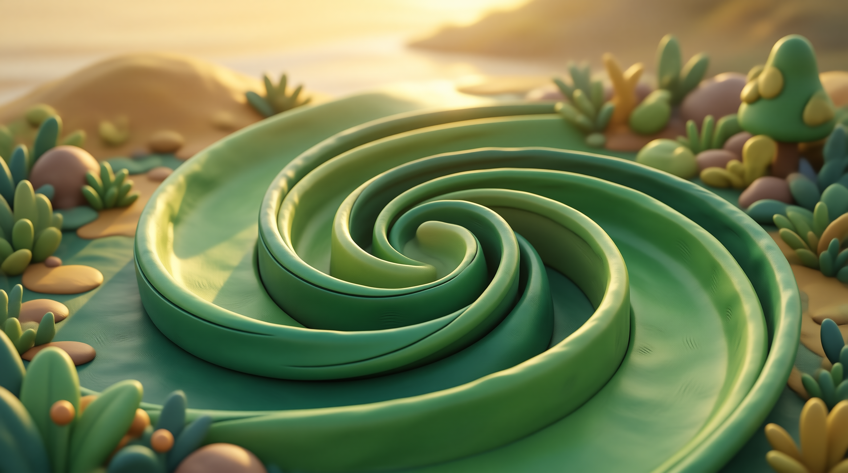 Spiral Garden Maze