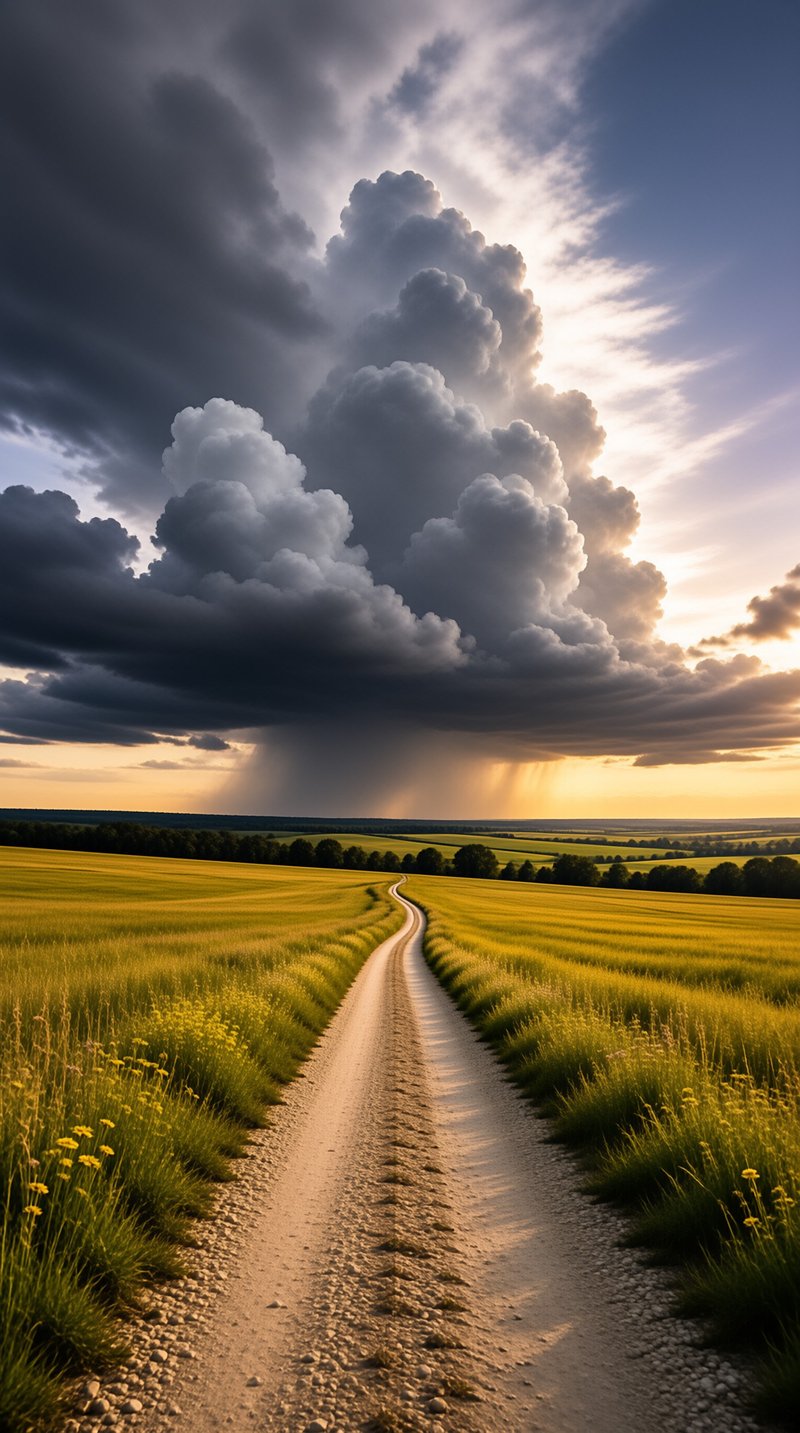 Road Through Golden Fields