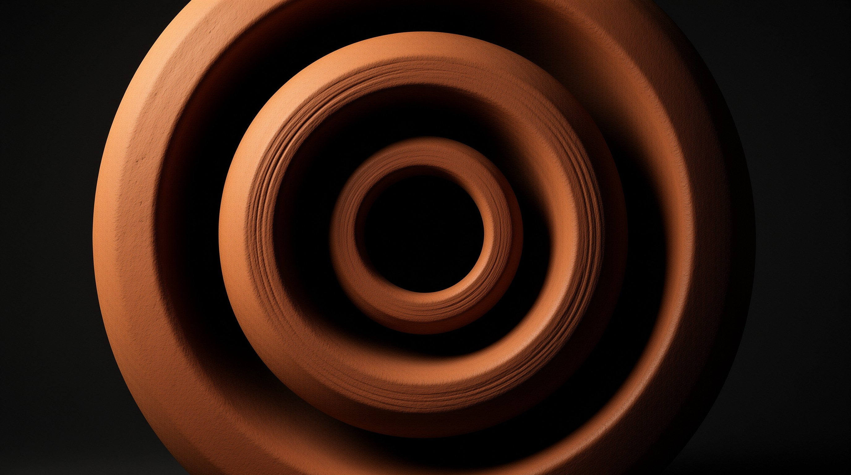 Concentric Terracotta Rings