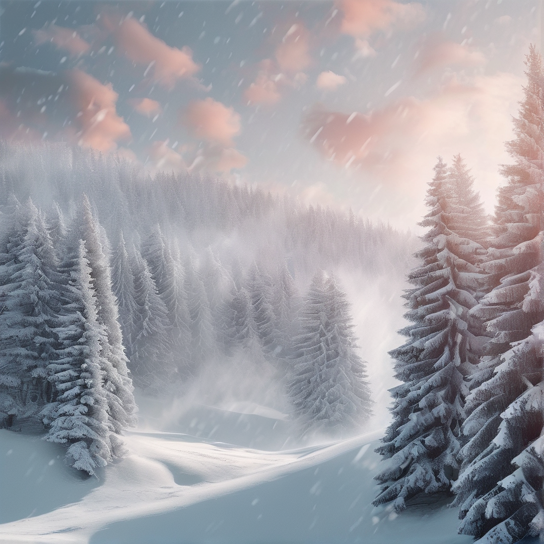 Snowy Forest Landscape