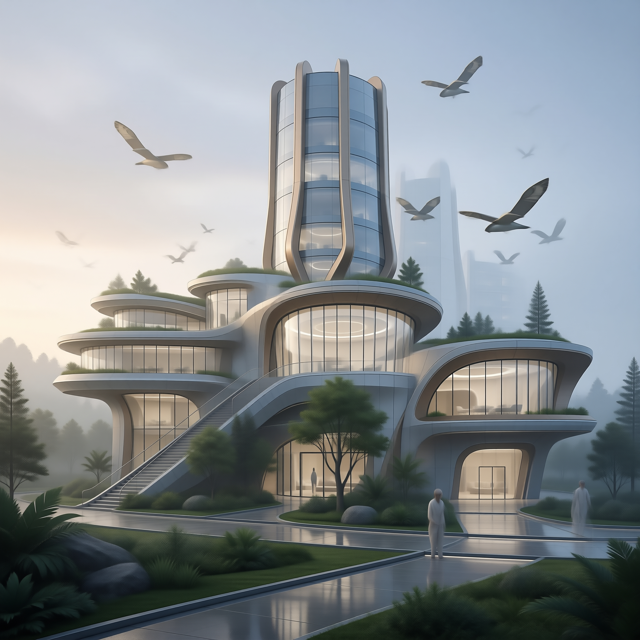 Futuristic Eco Tower